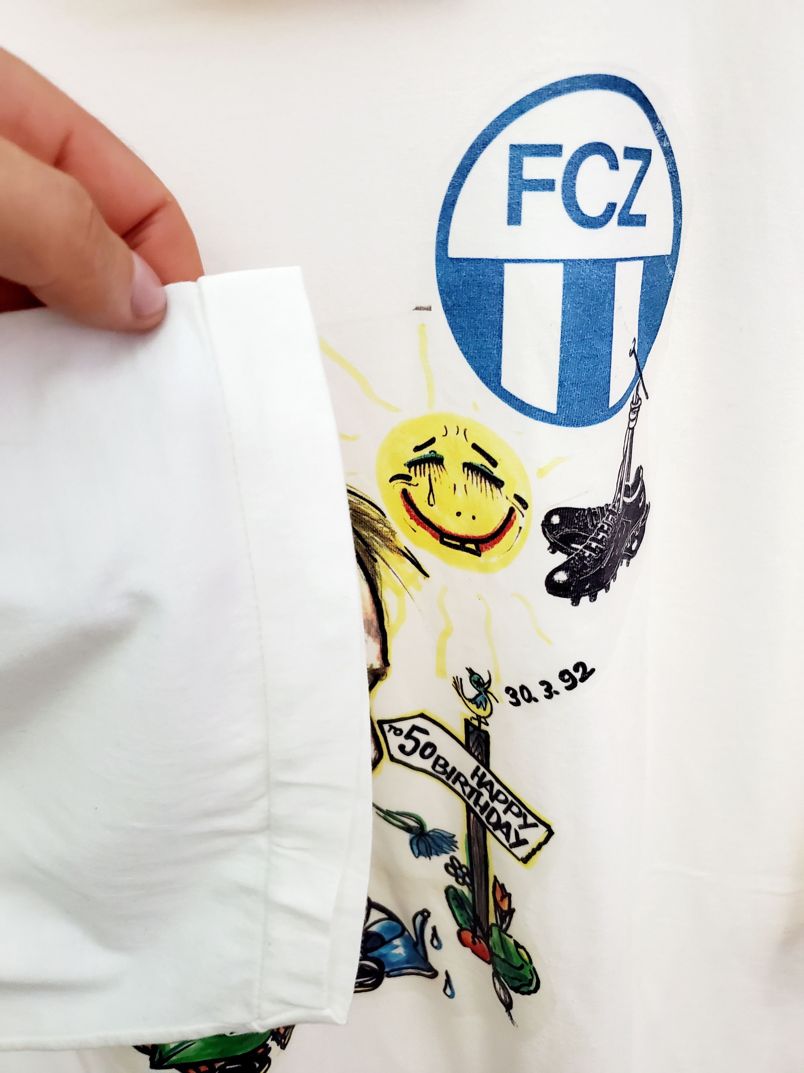 Vintage Vintage Zurich to 50 happy birthday Soccer Shirt size Xl Size US XL / EU 56 / 4 - 6 Thumbnail