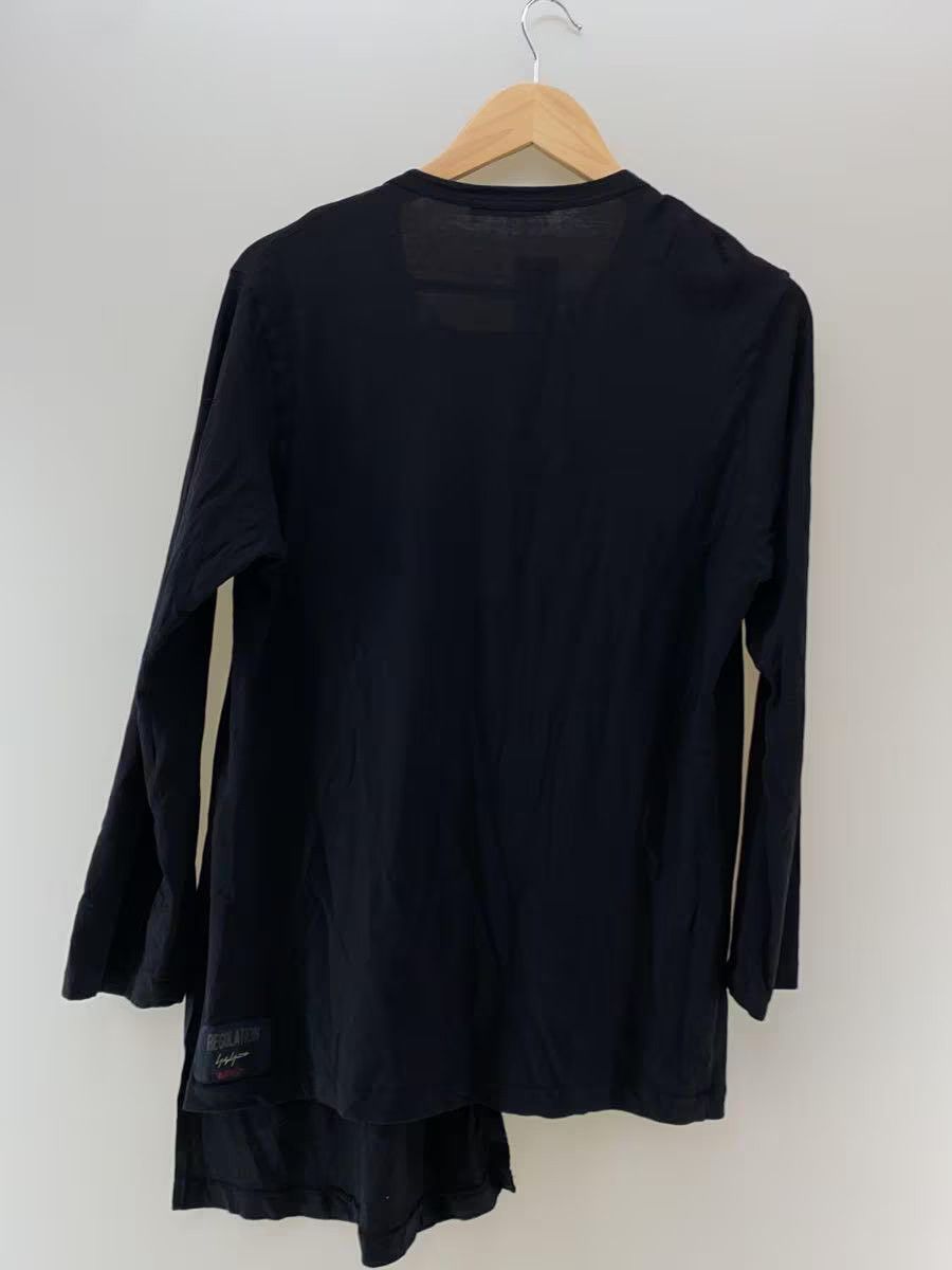 Yohji Yamamoto YOHJI YAMAMOTO cotton long-sleeved tee black Size US S / EU 44-46 / 1 - 2 Thumbnail