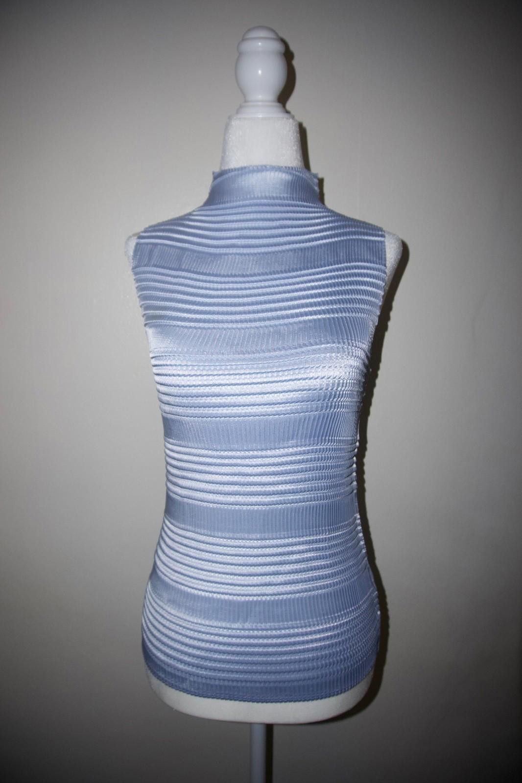 Nicole Club NICOLA Stretchy Sleeveless Mockneck Top (LARGE) Size L / US 10 / IT 46 - 5 Thumbnail