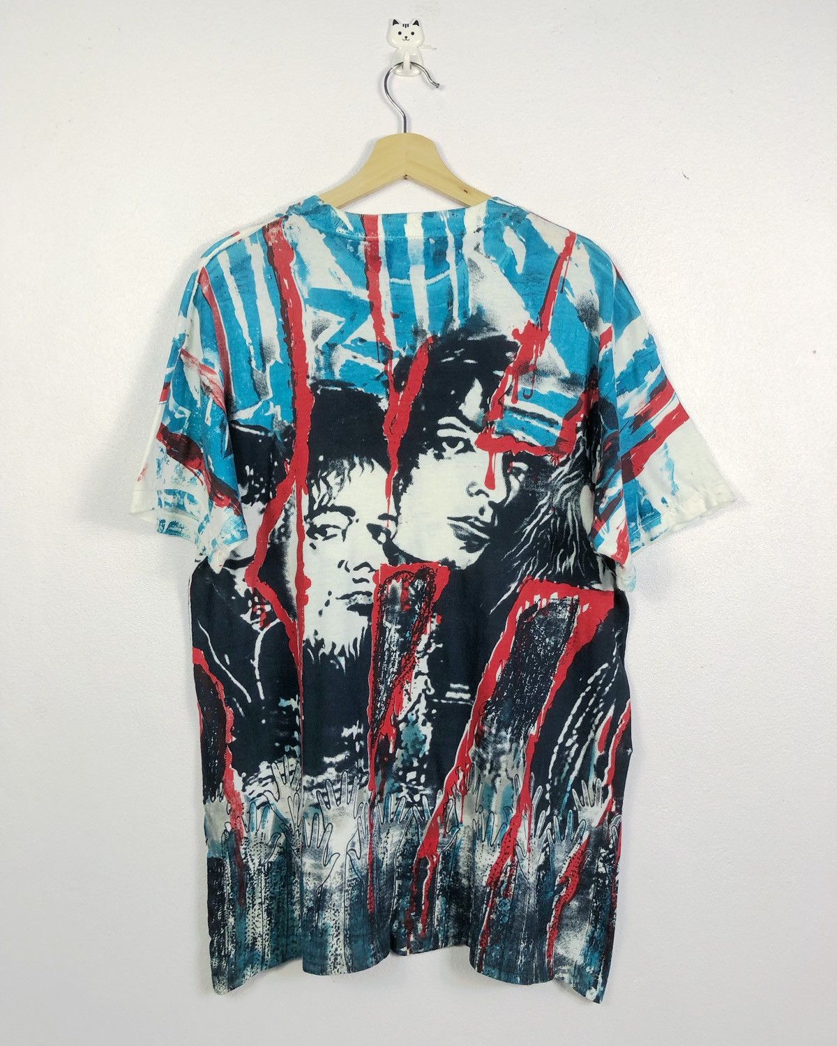 Band Tees × KISS × Vintage Vintage Bootleg Kiss Revenge Tour OVP Mosquitohead Band Tee Size US L / EU 52-54 / 3 - 6 Thumbnail