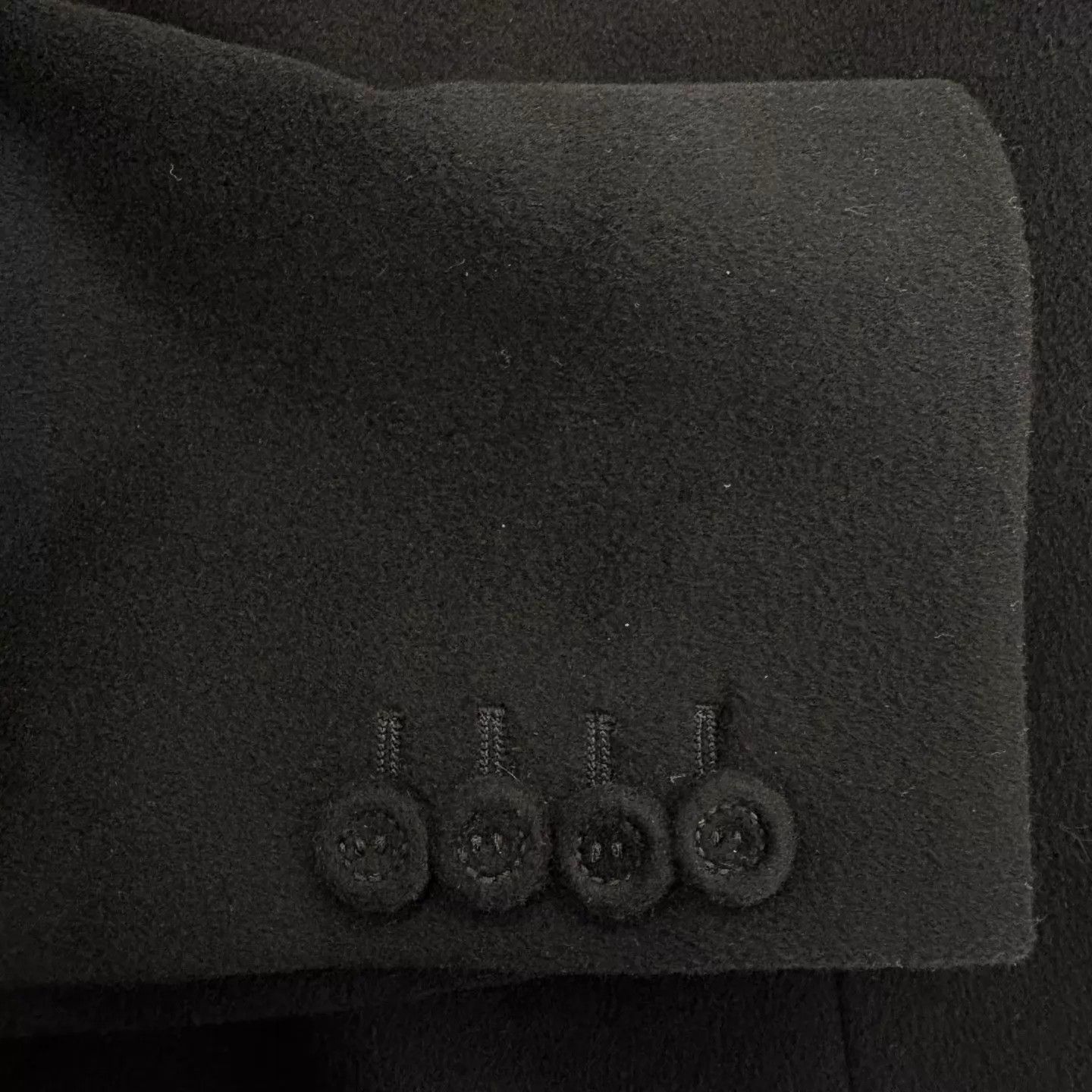 Dior Dior Black Cashmere Logo Coat 50 Size US M / EU 48-50 / 2 - 6 Thumbnail