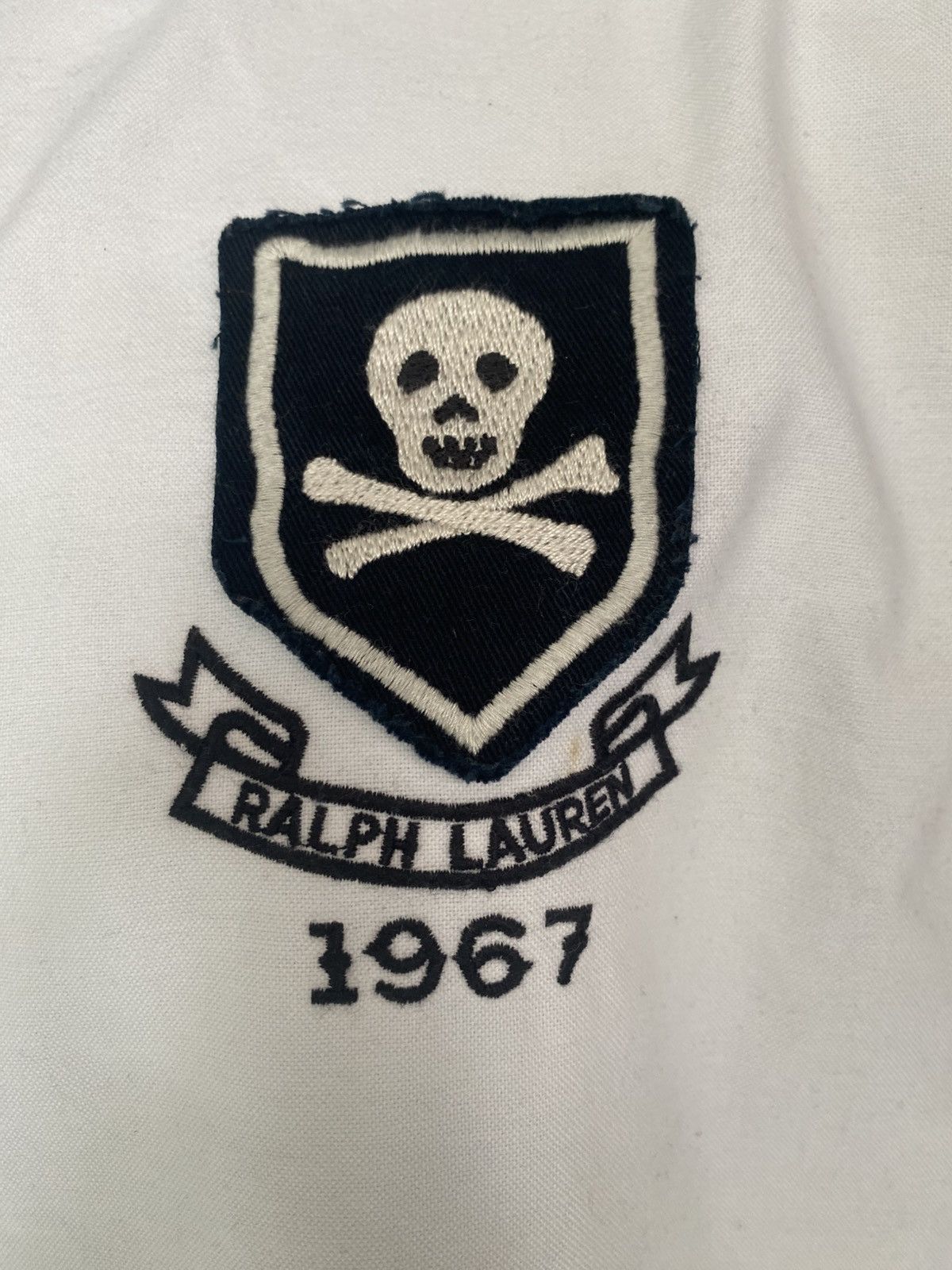 Designer × Polo Ralph Lauren White Polo Ralph Laurent Official Members Shirt Button Size US L / EU 52-54 / 3 - 17 Thumbnail