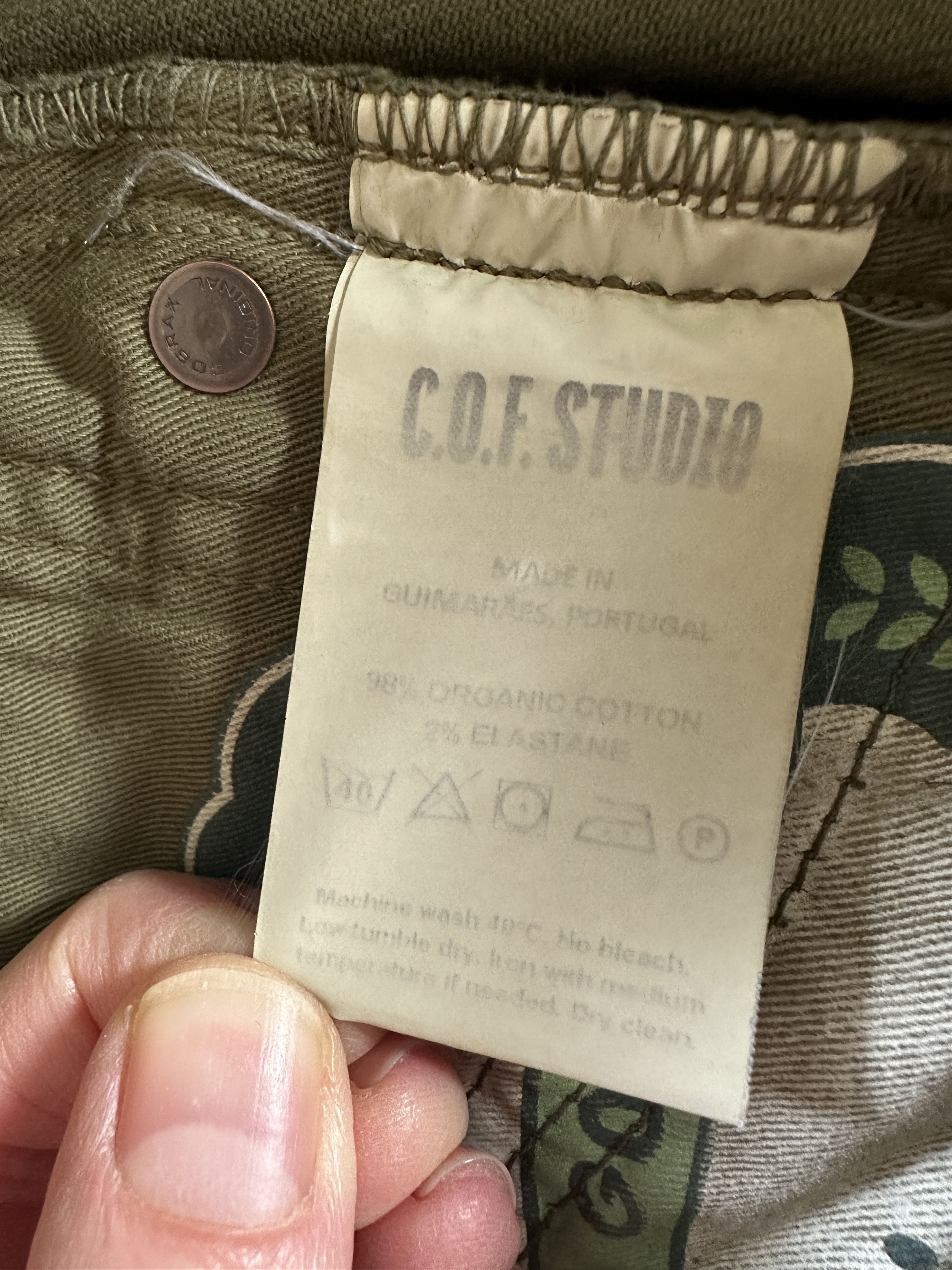 C.O.F. Studio M7 Tapered Comfort Organic Jeans Size US 30 / EU 46 - 9 Thumbnail