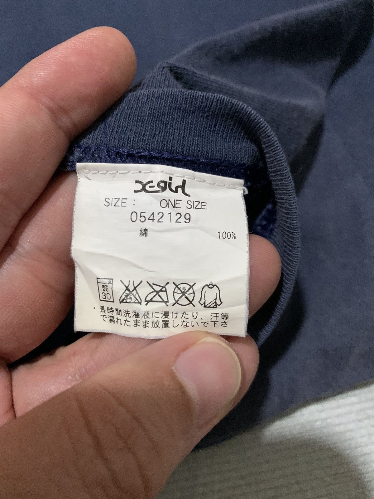 Japanese Brand Vintage X-Girl Spell Out Simple Logo Faded Size US M / EU 48-50 / 2 - 9 Thumbnail
