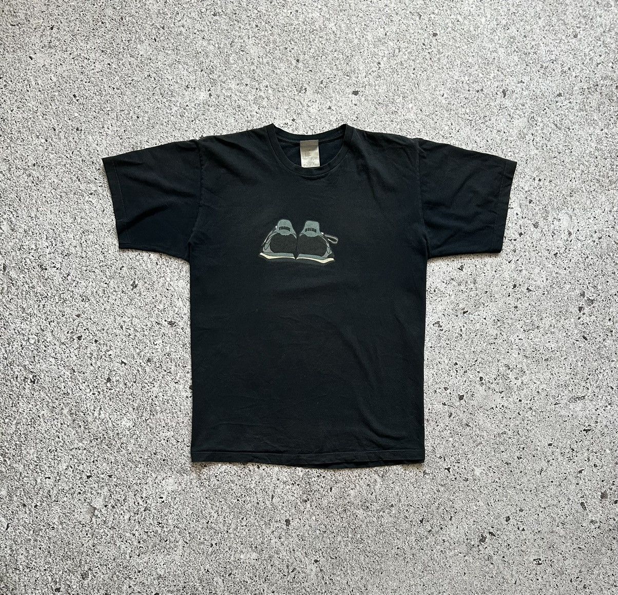 Nike × Vintage Vintage 90’s Nike Track 3six9 Logo Sneakers T-Shirt Size US XL / EU 56 / 4 - 1 Thumbnail