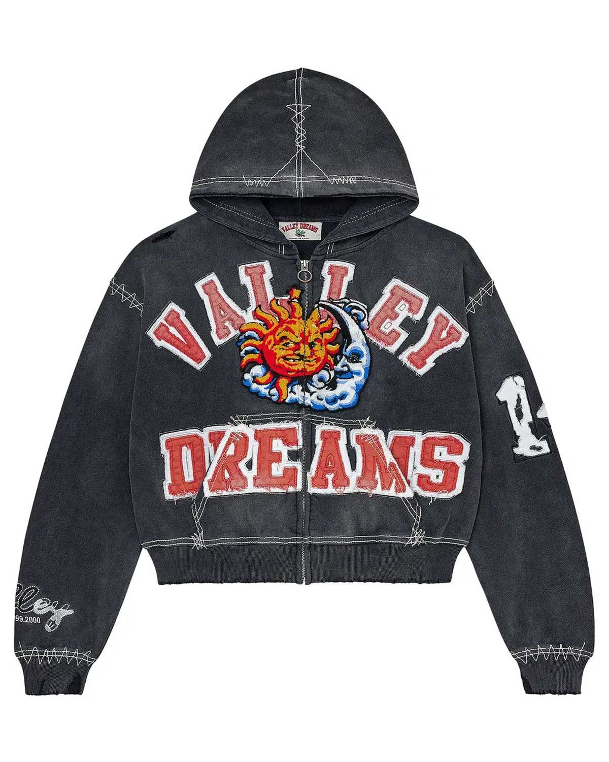 Vale Forever Sunny Zip Up Hoodie Black Size US S / EU 44-46 / 1 - 1 Thumbnail