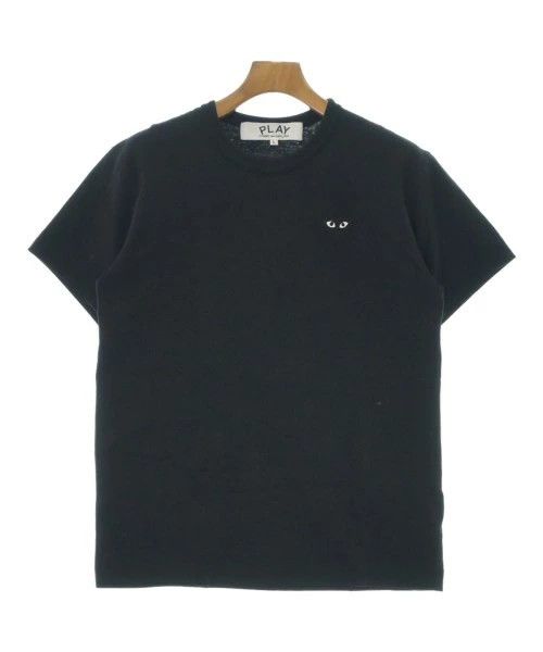 Comme des Garcons PLAY T-Shirts Cotton Short Sleeve Crewneck Embroider Heart Black Size US L / EU 52-54 / 3 - 1 Thumbnail