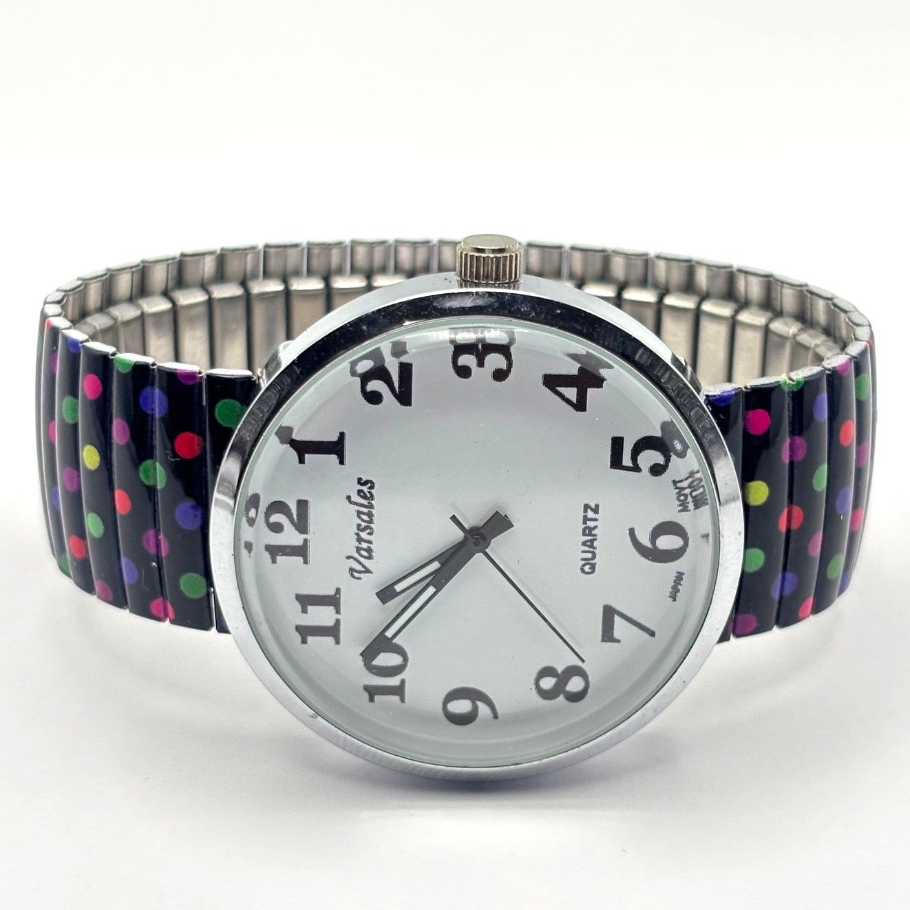 Other Varsales Ladies Silver Pok A Dot Watch Size ONE SIZE - 3 Thumbnail