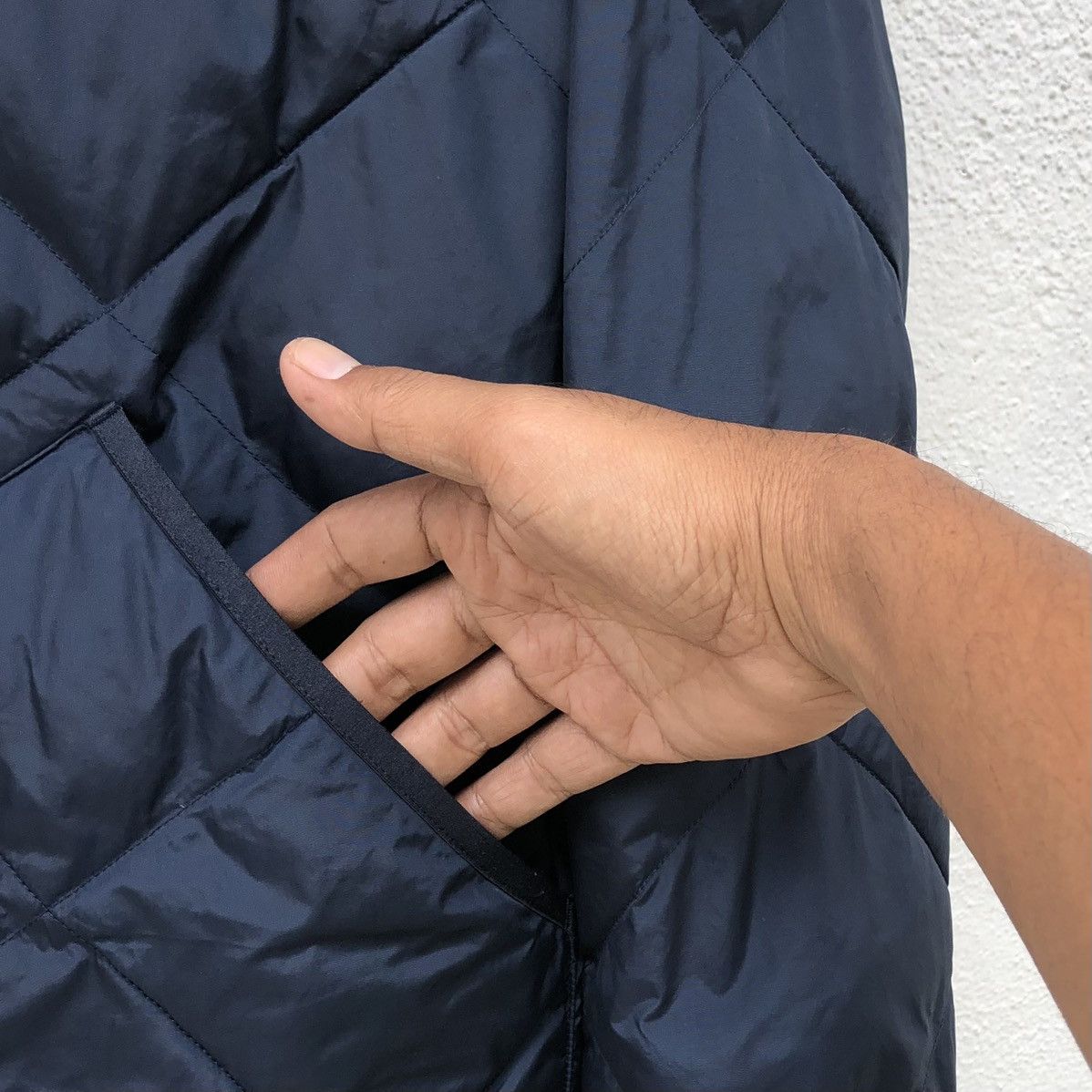 Lemaire × Uniqlo UNIQLO X LEMAIRE Mens Reversible Blue / Green Quilted Jacket Size US XL / EU 56 / 4 - 5 Thumbnail