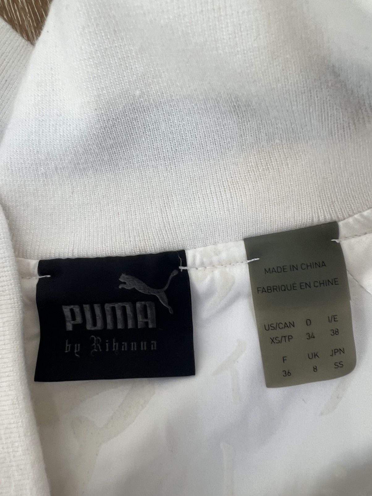Fenty × Puma Fenty by Rihanna Puma Kimono Tricot Track Japanese Jacket Size XS / US 0-2 / IT 36-38 - 3 Thumbnail