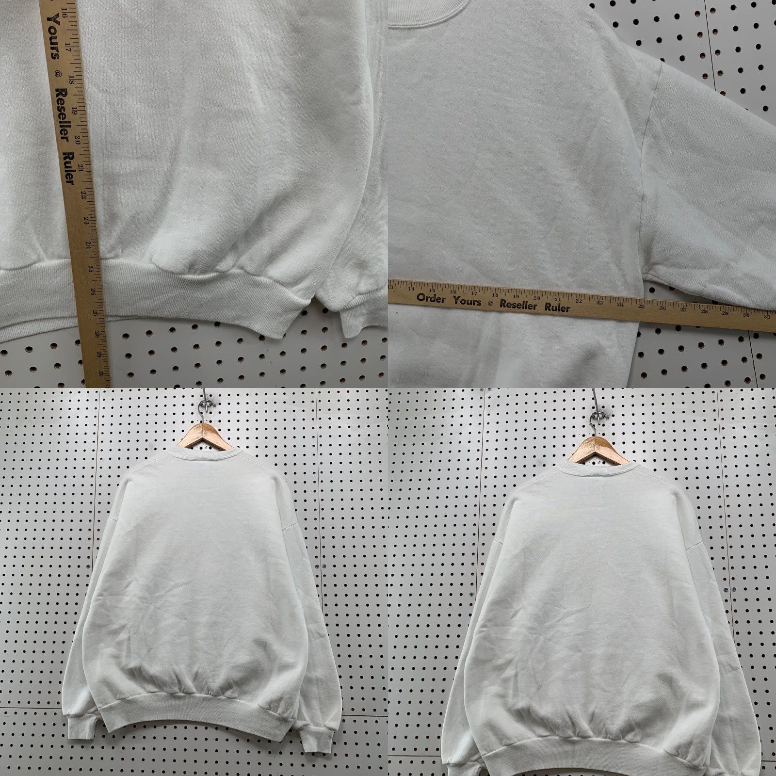Jerzees VINTAGE Jerzees Sweatshirt Mens XL White Fleece 90s Crewneck USA Sweatshirt 90s Mens XL White Jerzees Vintage 90s Theme: 90s Size US XL / EU 56 / 4 - 8 Thumbnail