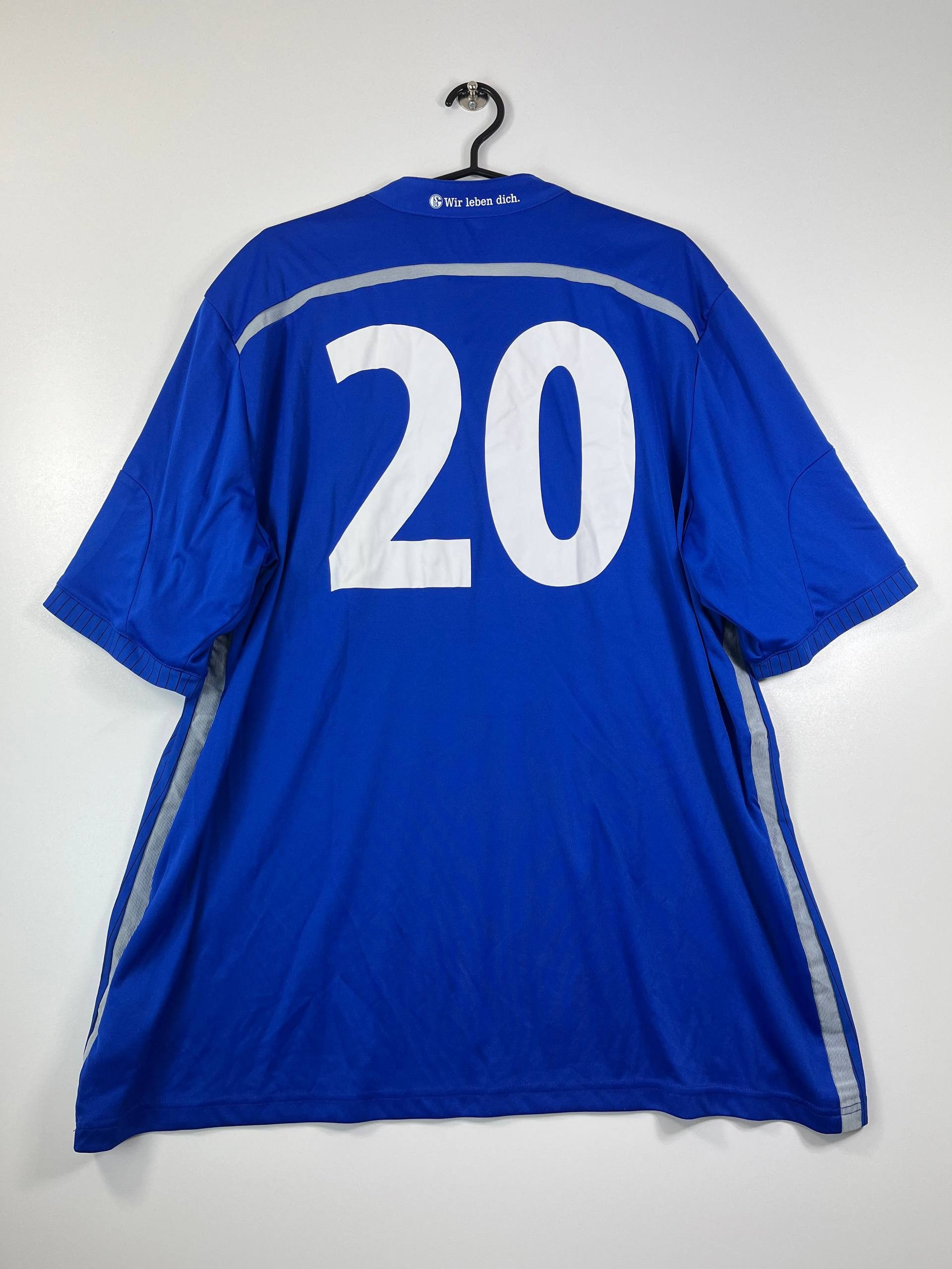 Adidas Schalke04 2014 2016 Home Jersey #20 Adidas D88444 Sz 2XL Size US XXL / EU 58 / 5 - 4 Thumbnail