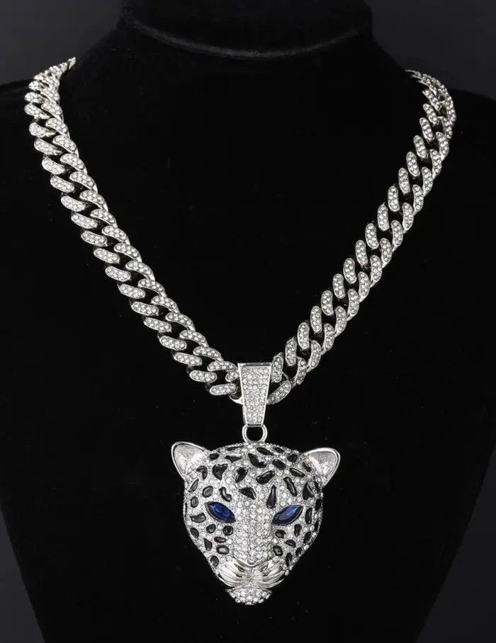 Jewelry Panther Chain with Pendant Size ONE SIZE - 1 Thumbnail