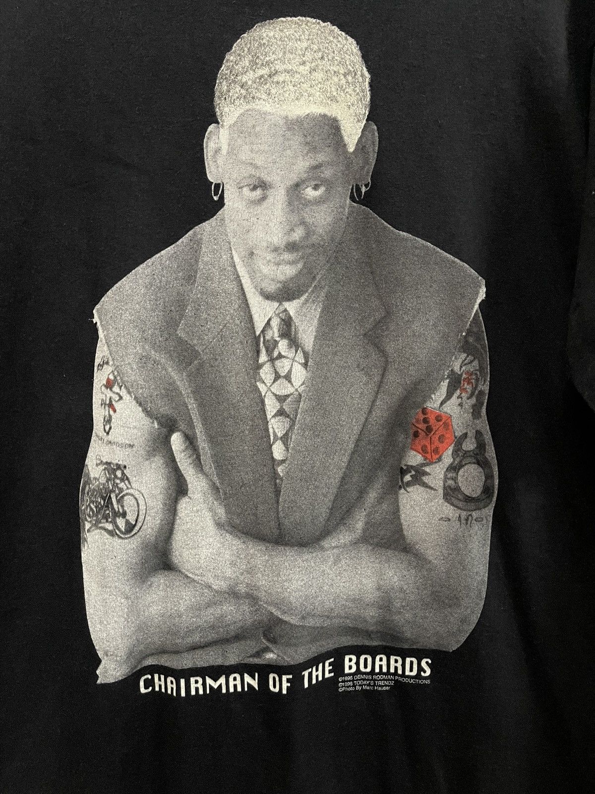 Vintage Vintage 90s Dennis Rodman " Chairman Of The Boards "🔥🔥🔥 Size US XL / EU 56 / 4 - 2 Thumbnail