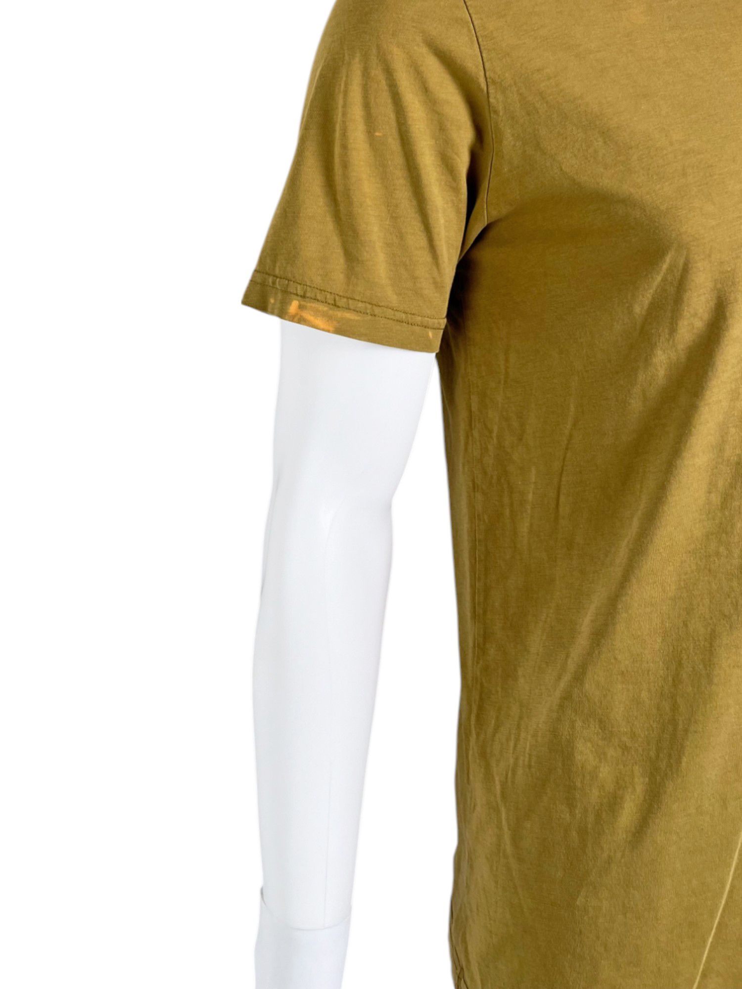Maison Margiela S/S 2016 Yellow Ochre Cotton Tee Size US S / EU 44-46 / 1 - 5 Thumbnail