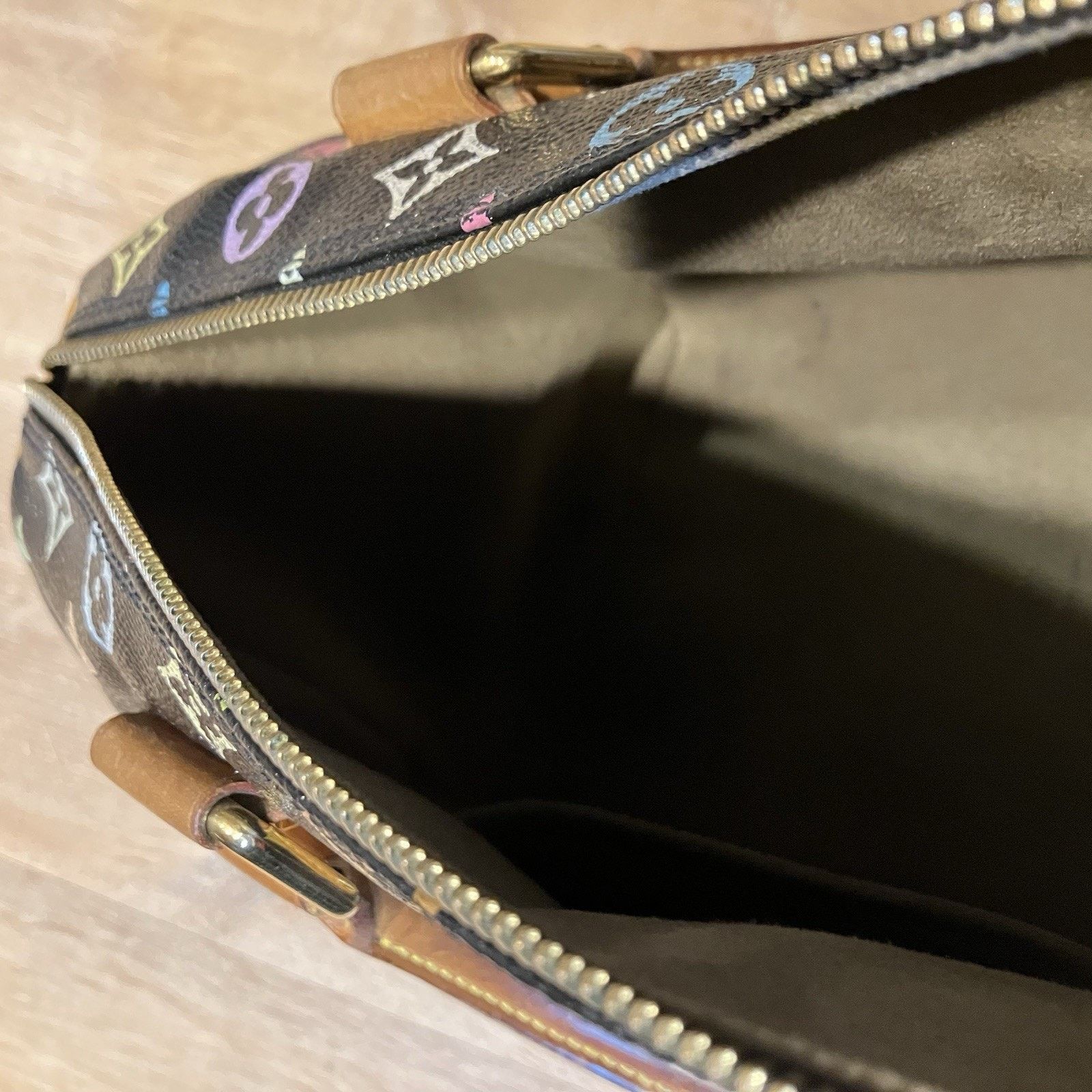 Louis Vuitton Louis Vuitton Takashi Murakami Speedy 30 Noir Bag Multicolor Size ONE SIZE - 22 Thumbnail