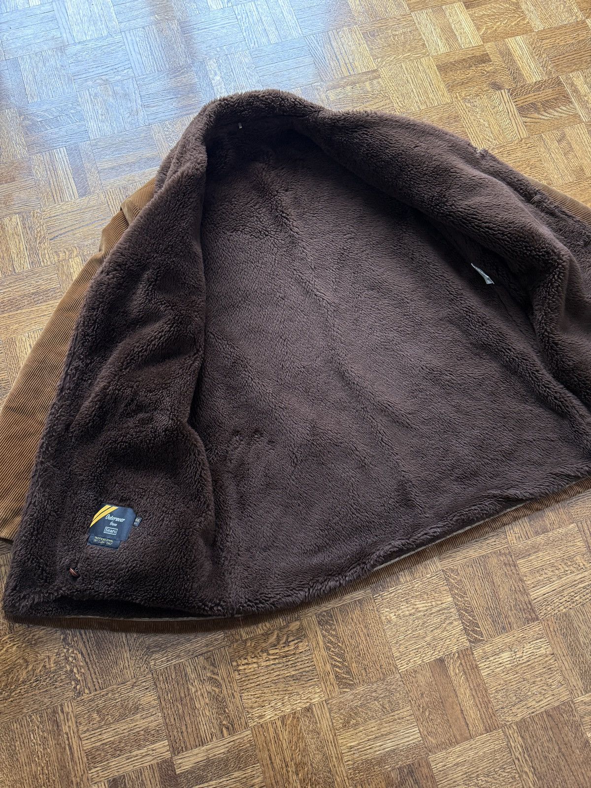 Vintage Vintage 70s Sears Outerwear Corduroy Faux Fur Coat Size US L / EU 52-54 / 3 - 9 Thumbnail