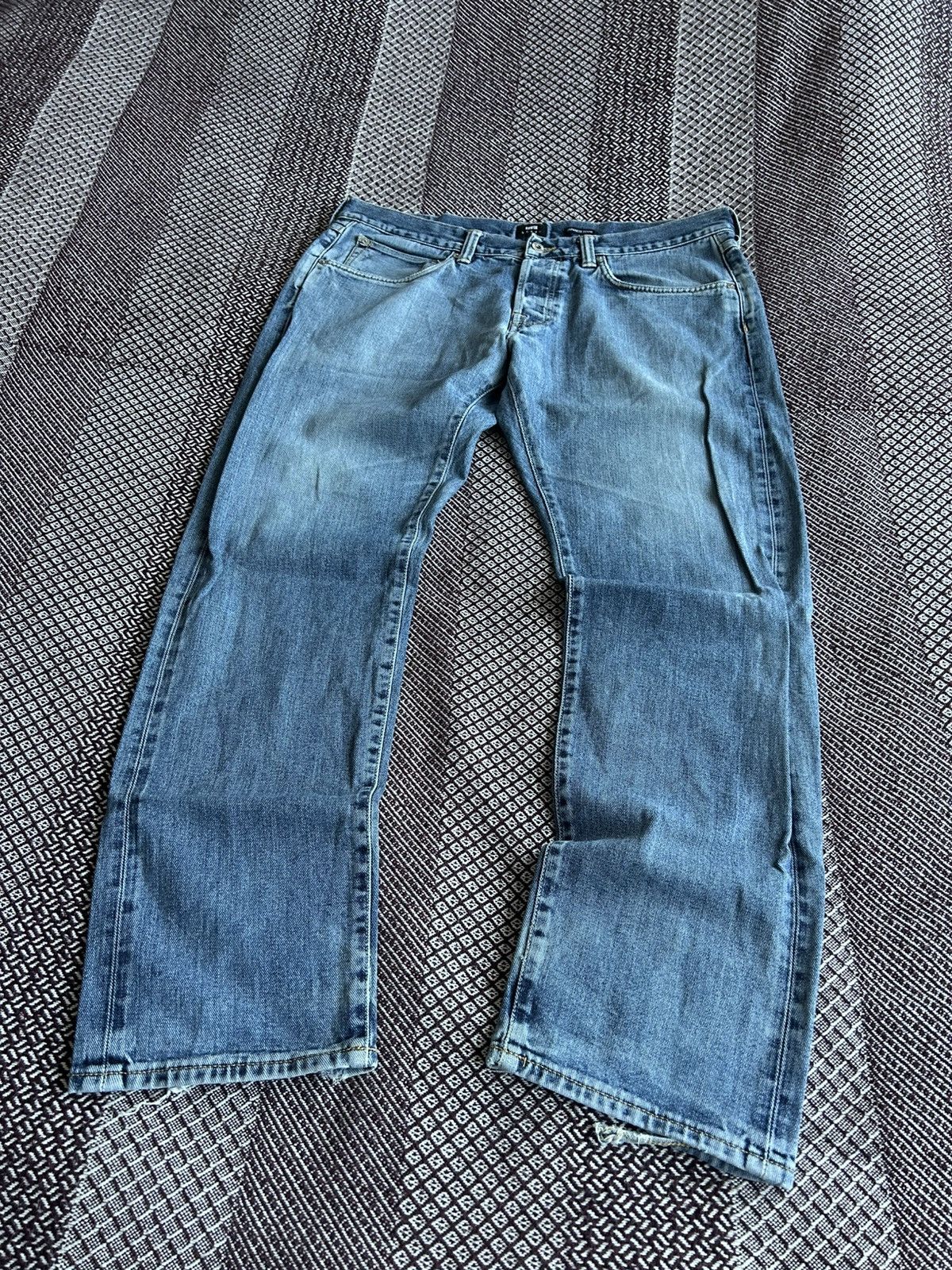 Edwin Vintage Edwin Regular Tapered Japanese Denim Faded Size 36 Size US 36 / EU 52 - 8 Thumbnail