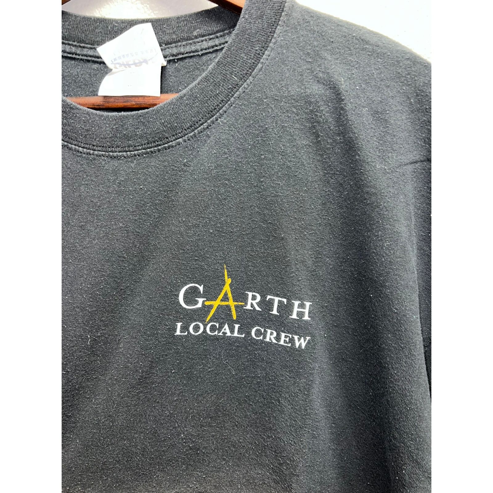 Gildan Vintage Garth Brooks Shirt Scarecrow Local Crew Tee 2001 Size US XL / EU 56 / 4 - 2 Thumbnail