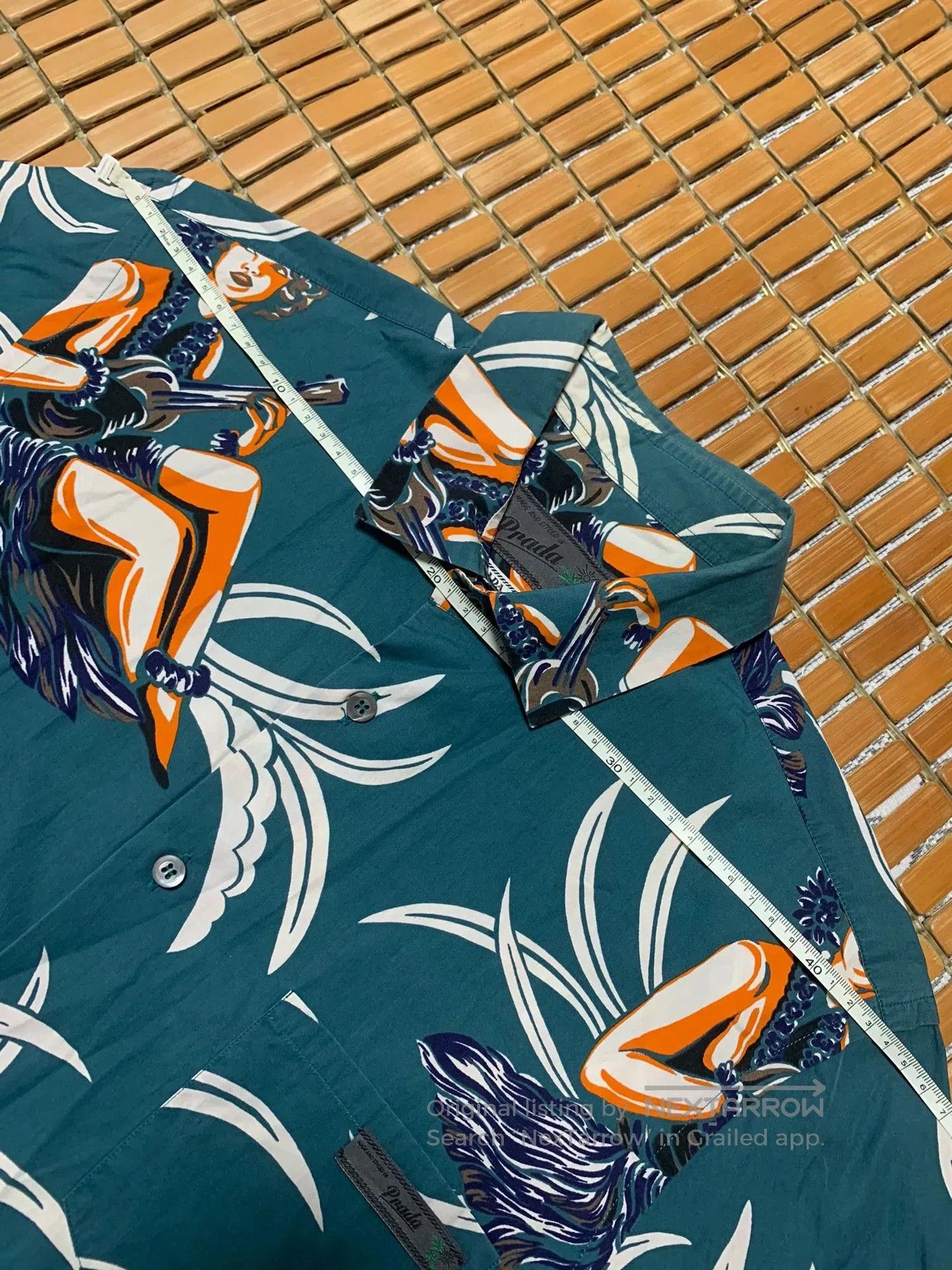Prada Prada Runway Hawaiian Shirt. Size US XXS / EU 40 - 6 Thumbnail