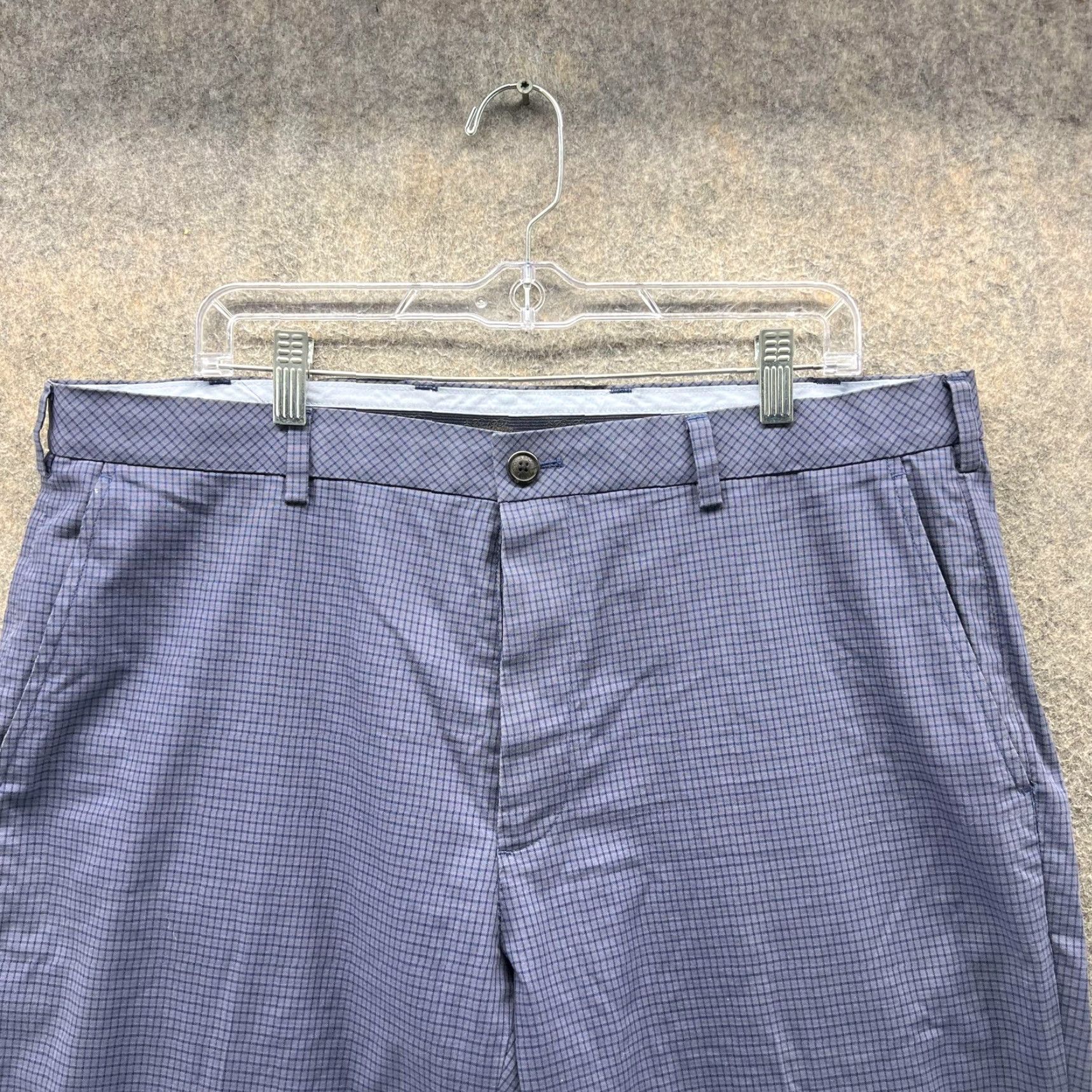 Brooks Brothers Brooks Brothers Pants Mens 38x30 Blue Clark Fit Advantage Chino Straight Leg Flat Front Zip Pockets W38 L30 Check Casual Business Workwear Mens Size US 38 / EU 54 - 6 Thumbnail