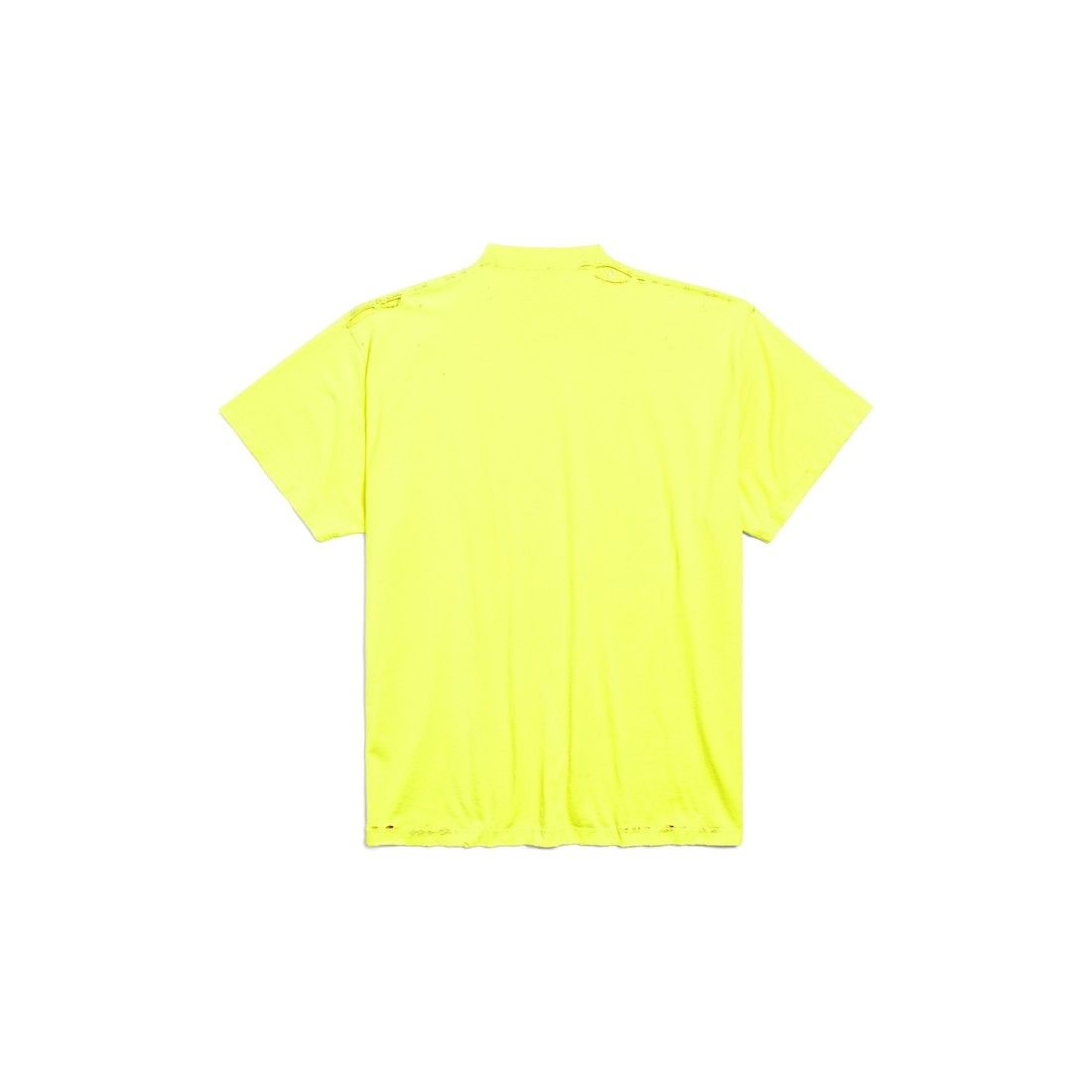 Balenciaga o1w1db11225 3B Liquified Oversized T-Shirt in Yellow Size US XXL / EU 58 / 5 - 2 Thumbnail