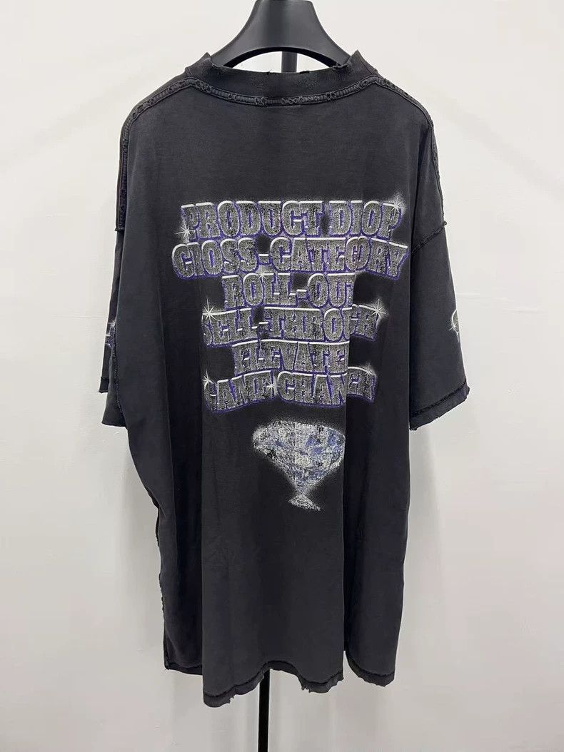 Balenciaga Balenciaga size 4 Washing damage to make old short sleeves Size US M / EU 48-50 / 2 - 2 Thumbnail