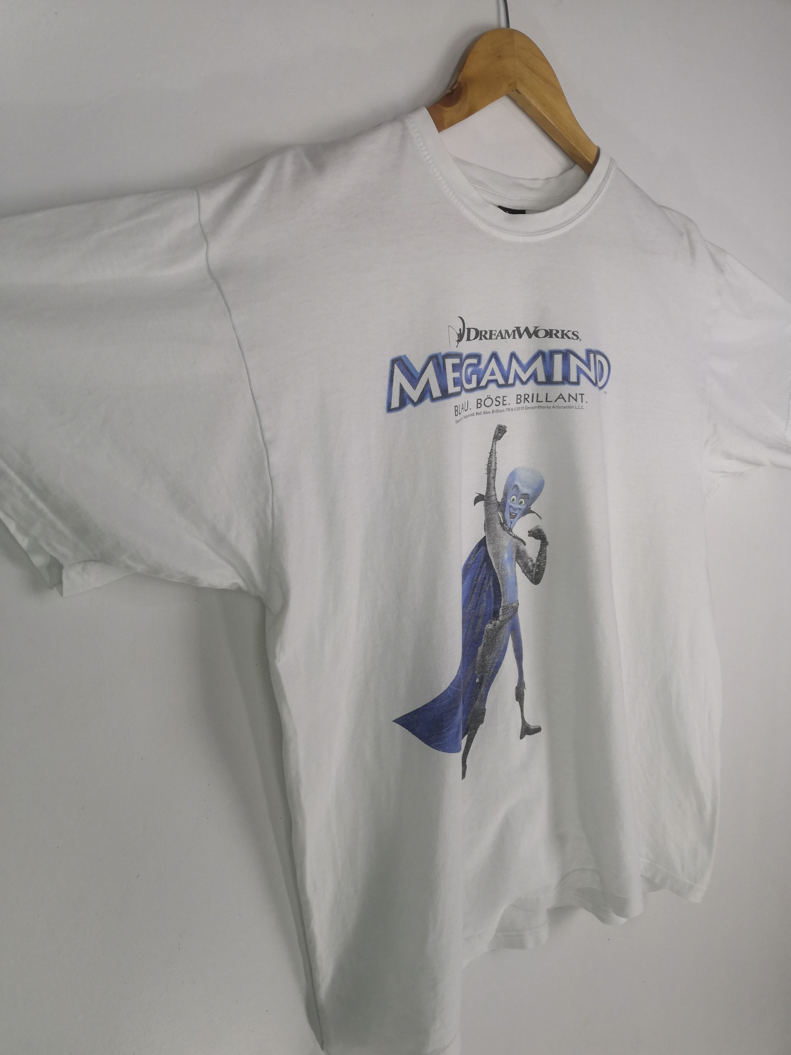 Vintage Vintage Megamind T-Shirt Movie Tee Dream Works Size US XL / EU 56 / 4 - 5 Thumbnail