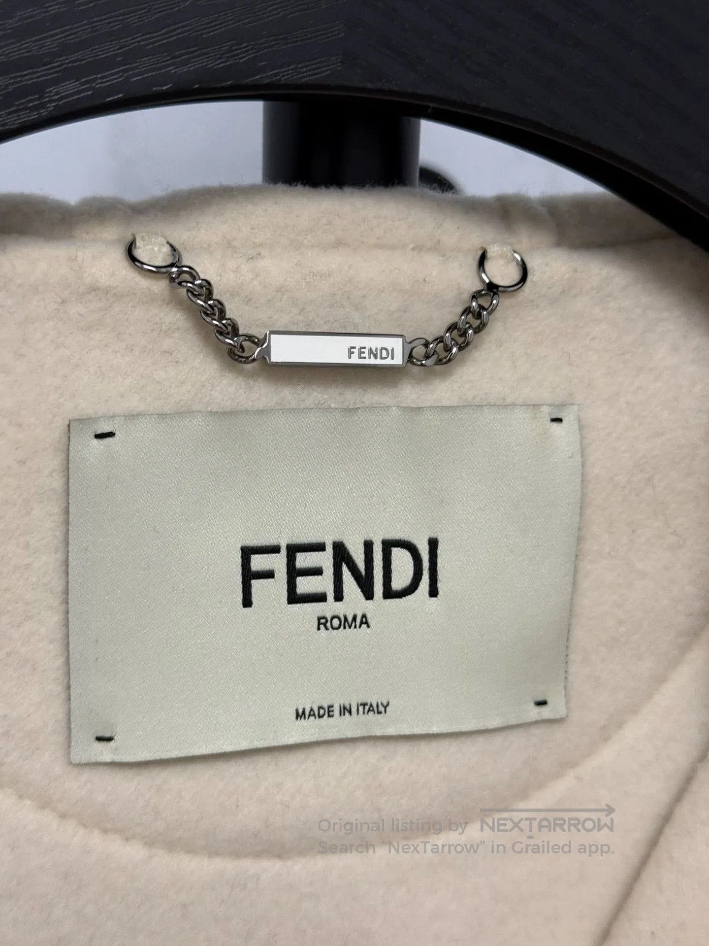 Fendi Fendi Beige Cashmere Double-Sided Coat. Size US S / EU 44-46 / 1 - 1 Thumbnail