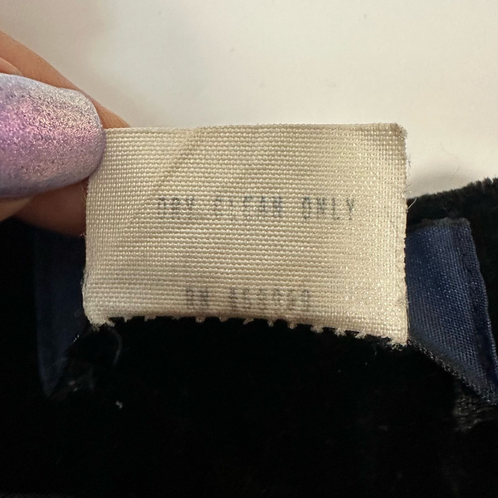 Vintage Country Shop Vintage Size 14 Black Velvet High Waisted Pants Size 36" / US 14 / IT 50 - 6 Thumbnail