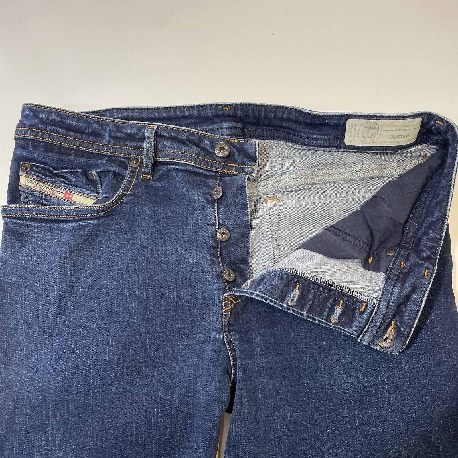 Diesel Diesel Buster Stretch Regular Slim Tapered Men's Jeans Sz 36 Size US 36 / EU 52 - 7 Thumbnail