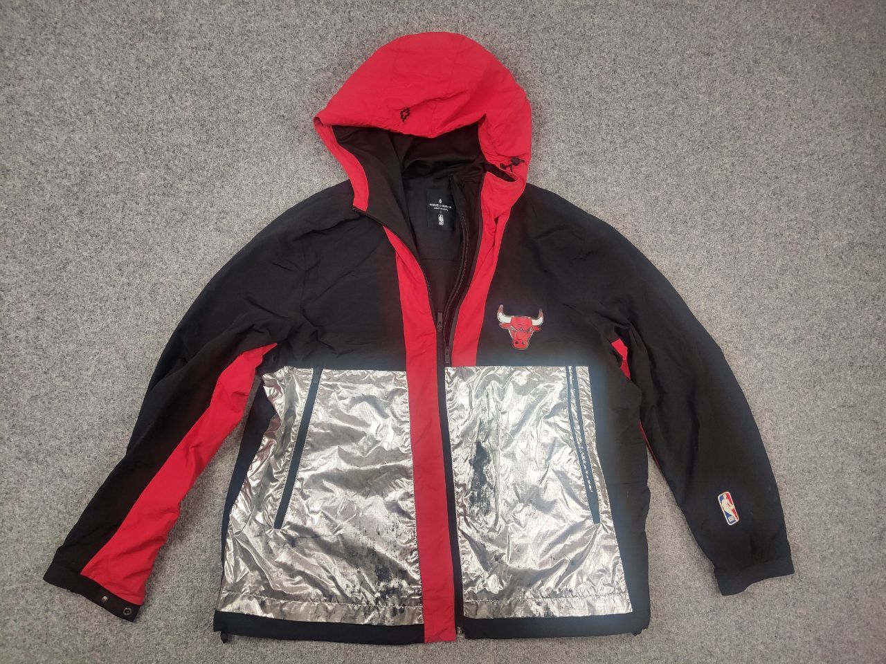 Marcelo Burlon Marcelo Burlon of Milan NBA Chicago Bulls Windbreaker Jacket Size US XL / EU 56 / 4 - 2 Thumbnail