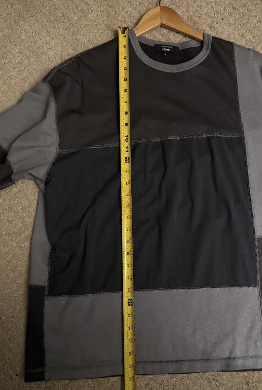 Comme des Garcons COMME DES GARÇONs PATCHWORK COTTON TSHIRT IN GREY MIX size L Size US L / EU 52-54 / 3 - 5 Thumbnail