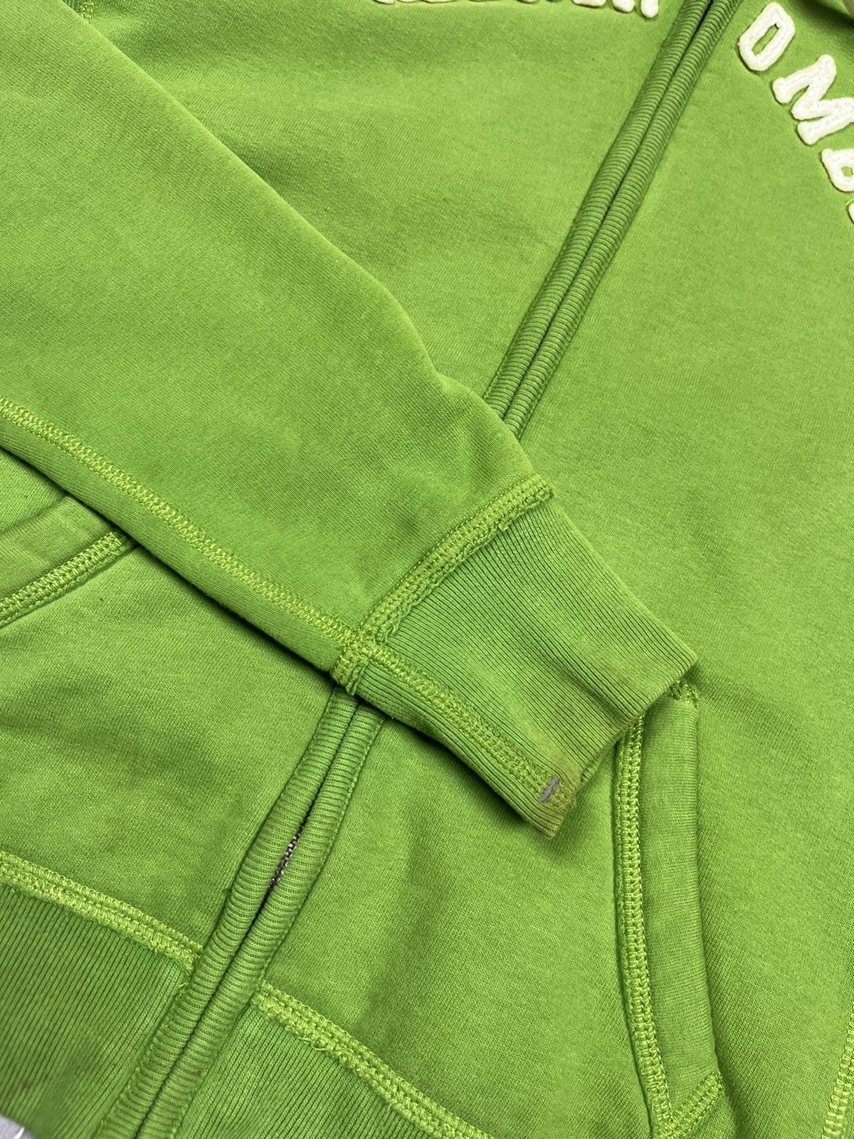 Abercrombie & Fitch Abercrombie & Fitch Green Zip Hoodie Zip lgb style Size L / US 10 / IT 46 - 6 Thumbnail