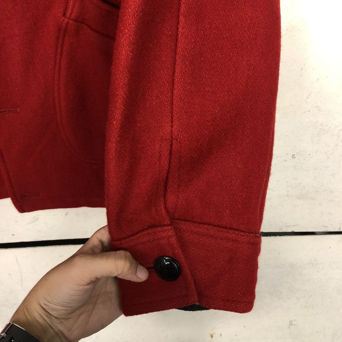Tenderloin 🔥RICH RED VINTAGE WOOL WORKER JACKET TENDERLOIN Size US L / EU 52-54 / 3 - 17 Thumbnail
