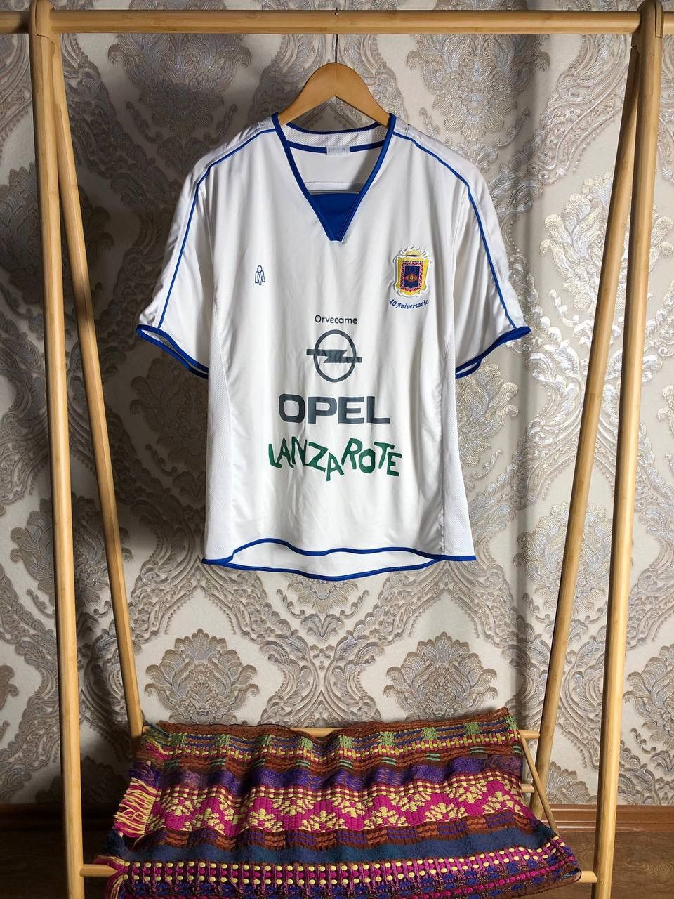 Vintage UNION DEPORTIVA LANZAROTE RETRO SOCCER JERSEY BLOKE Y2K 90s Size US L / EU 52-54 / 3 - 1 Thumbnail
