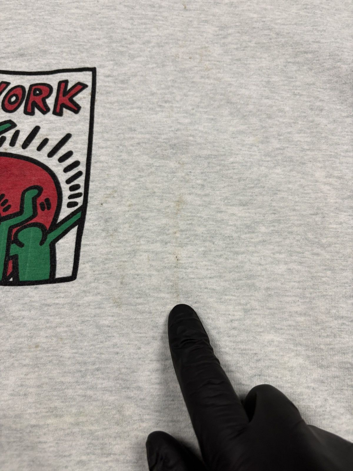 Keith Haring Vintage 80s Keith Haring New York Apple Pop Shop Art Tee XL Size US XL / EU 56 / 4 - 13 Thumbnail