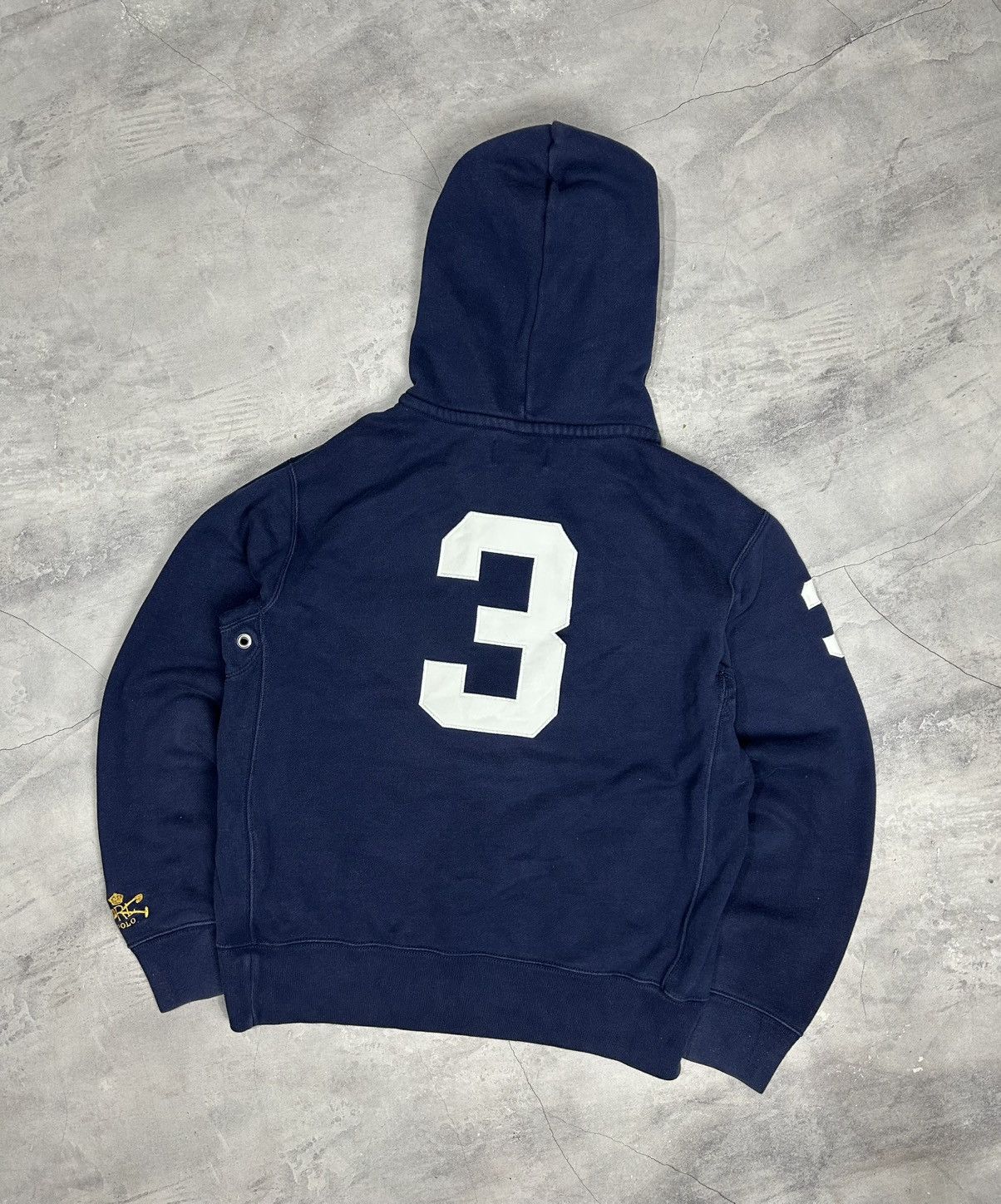 Polo Ralph Lauren Polo Ralph Lauren Hoodie SBlue Double Pony LXVII 3 Men's Size US M / EU 48-50 / 2 - 7 Thumbnail