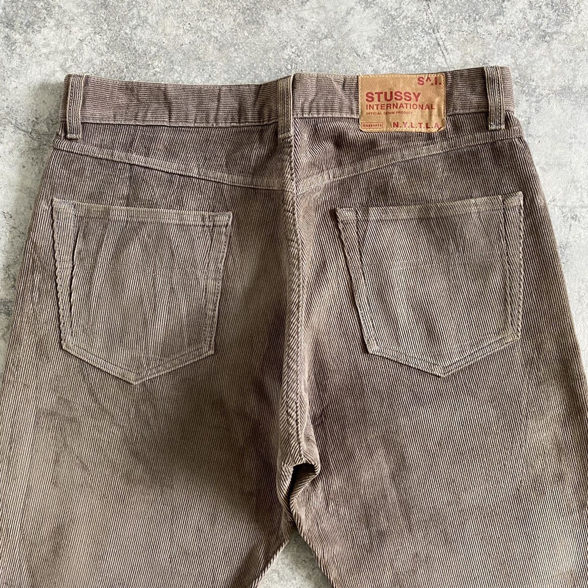 Stussy VTG 90’s Stussy Faded Brown Baggy Corduroy Jeans Size US 33 - 16 Thumbnail