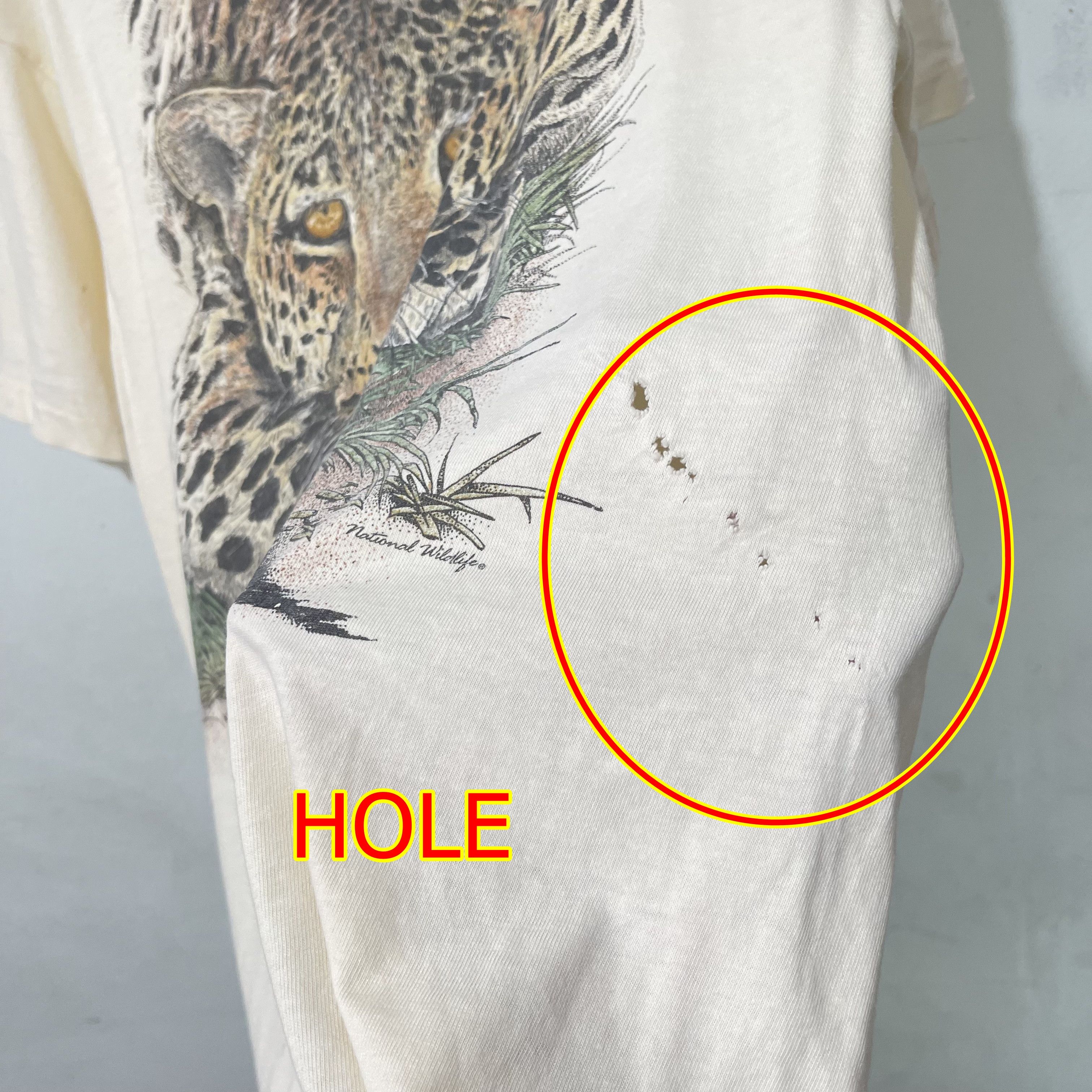 Vintage Vintage 90s Leopard Wildlife T-Shirt Size US M / EU 48-50 / 2 - 13 Thumbnail