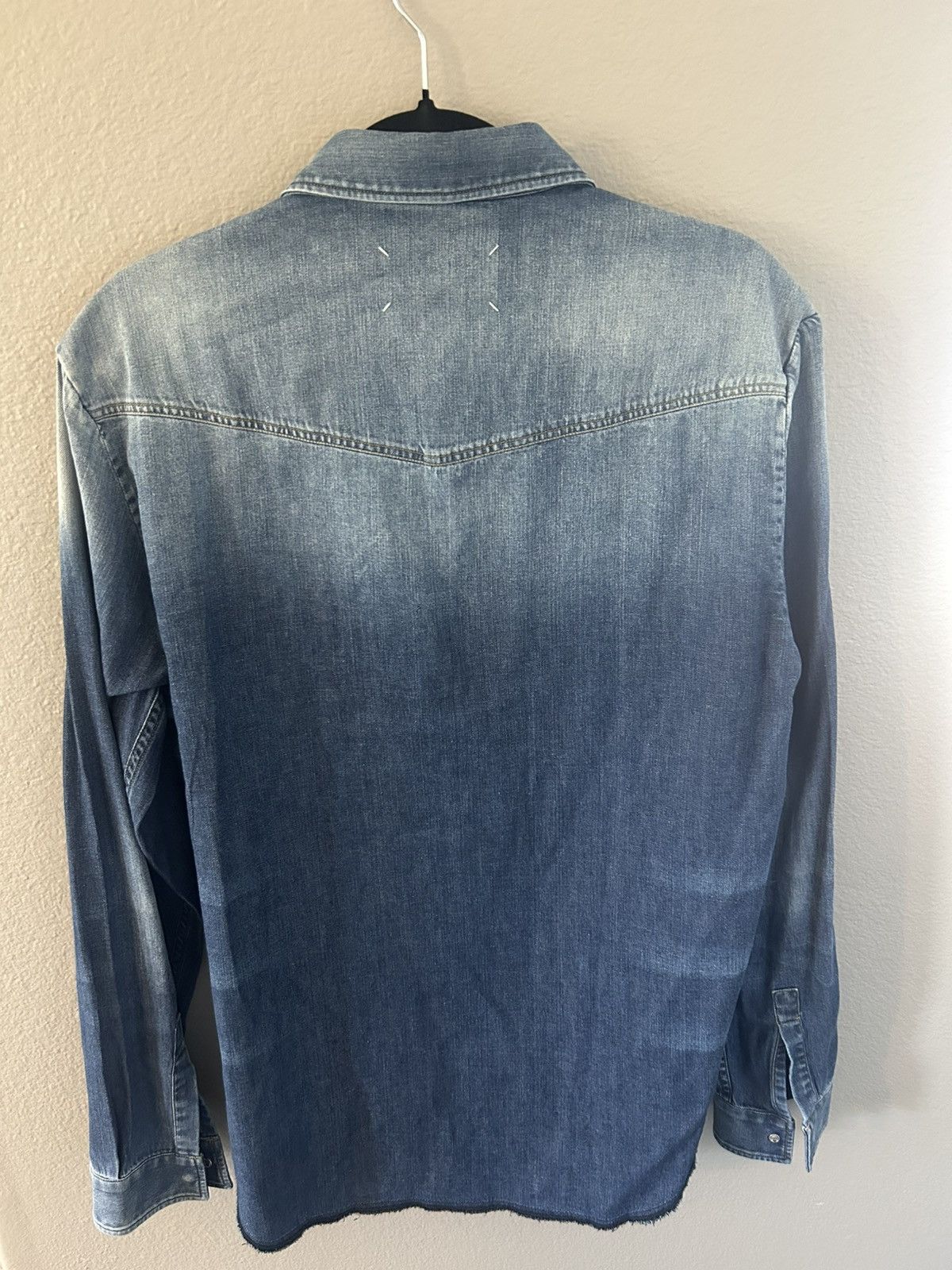 Maison Margiela Maison Margiela Indigo Western Denim 10 Shirt Size US L / EU 52-54 / 3 - 8 Thumbnail