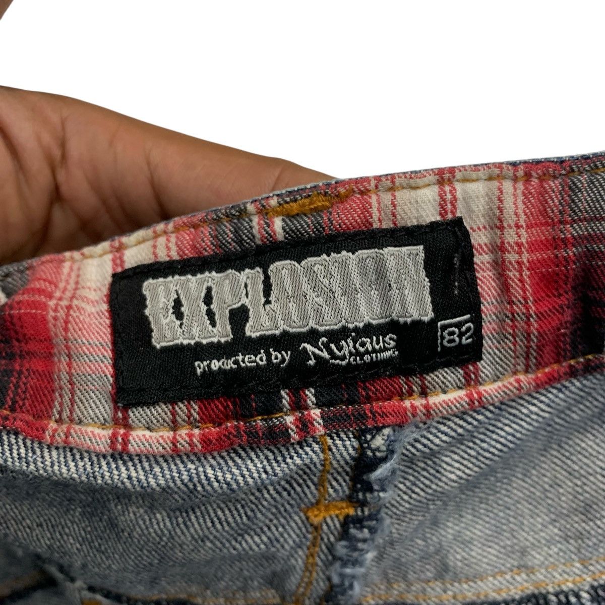 Japanese Brand DOUBLE WAIST VINTAGE EXPLOSION BY NYIAUS CLOTHING Size US 32 / EU 48 - 6 Thumbnail