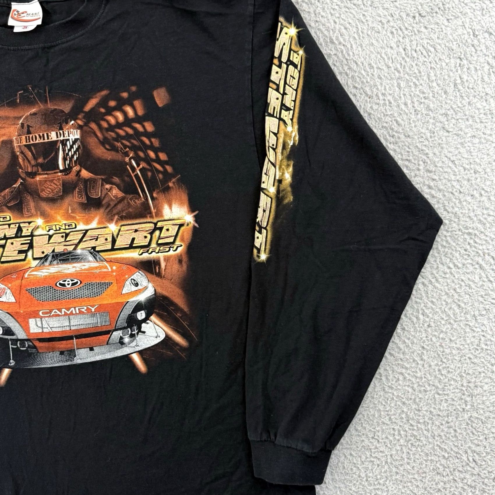 Chase Authentics VINTAGE Tony Stewart Shirt Mens 2XL Black Nascar Long Sleeve Racing Sport Y2K Chase Authentics Size US XXL / EU 58 / 5 - 5 Thumbnail