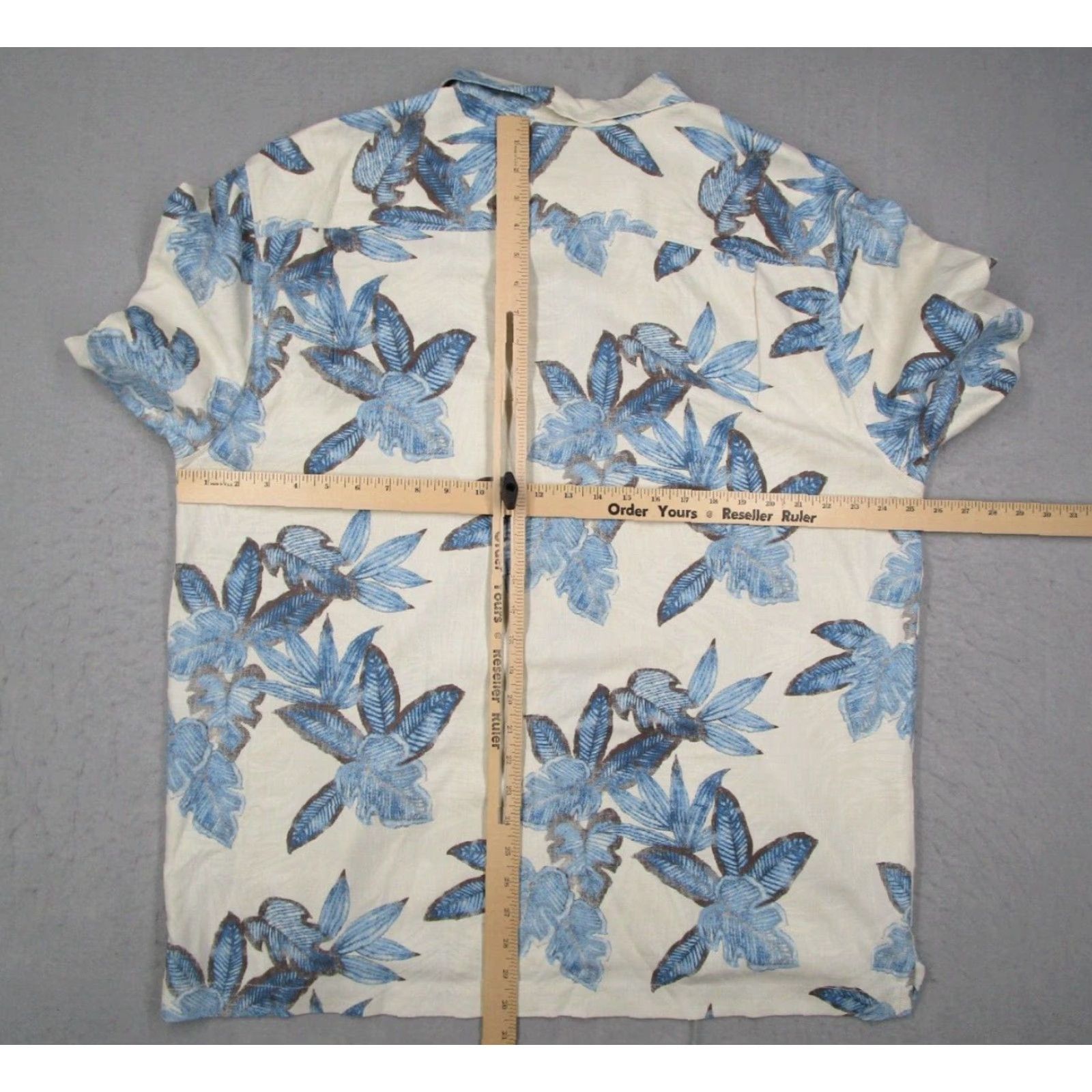Tommy Bahama Tommy Bahama Shirt Mens XL Blue Silk Button-Up Hawaiian Villa Verona Size US XL / EU 56 / 4 - 6 Thumbnail