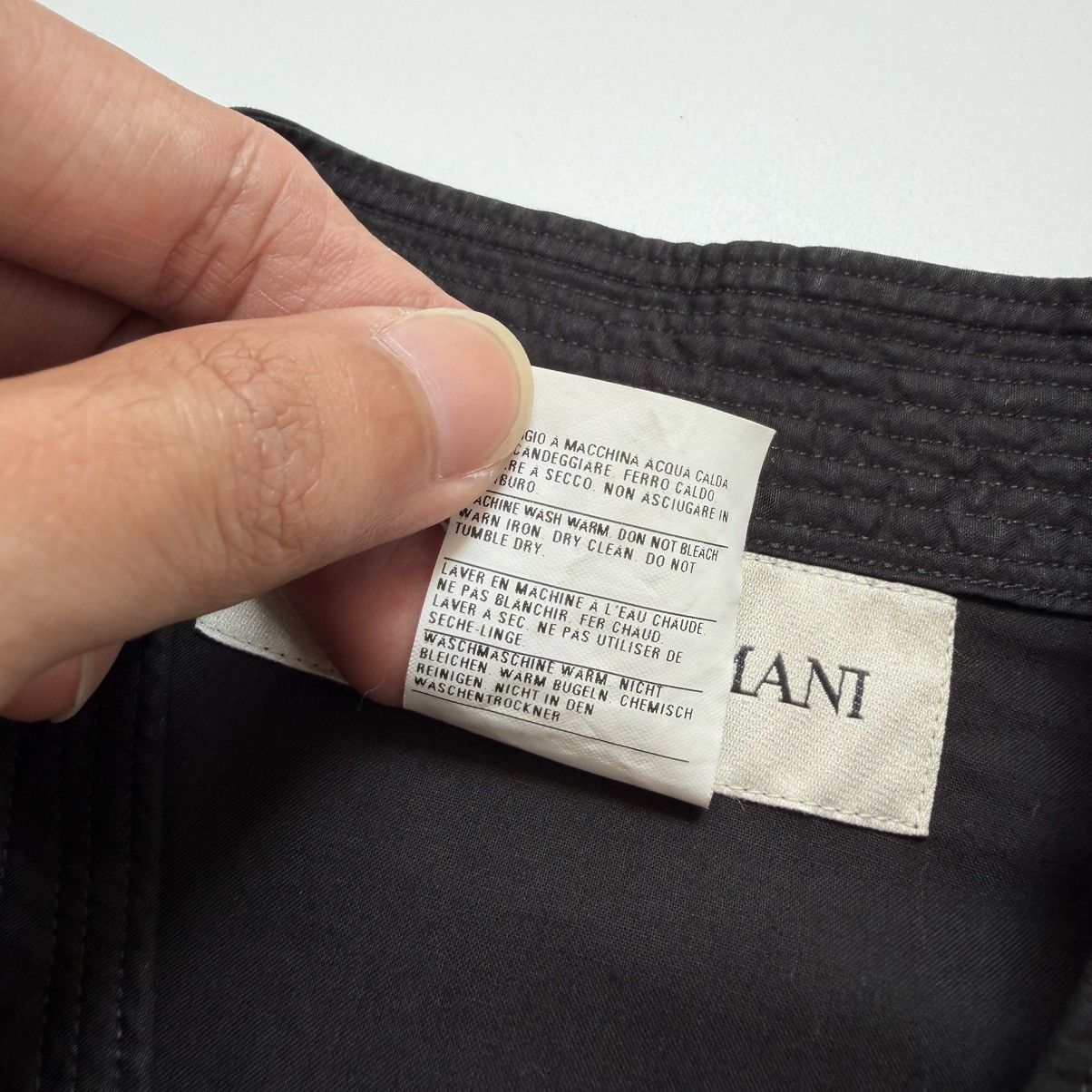 Emporio Armani 2000s Emporio Armani Mandarin Shirt Size US M / EU 48-50 / 2 - 6 Thumbnail