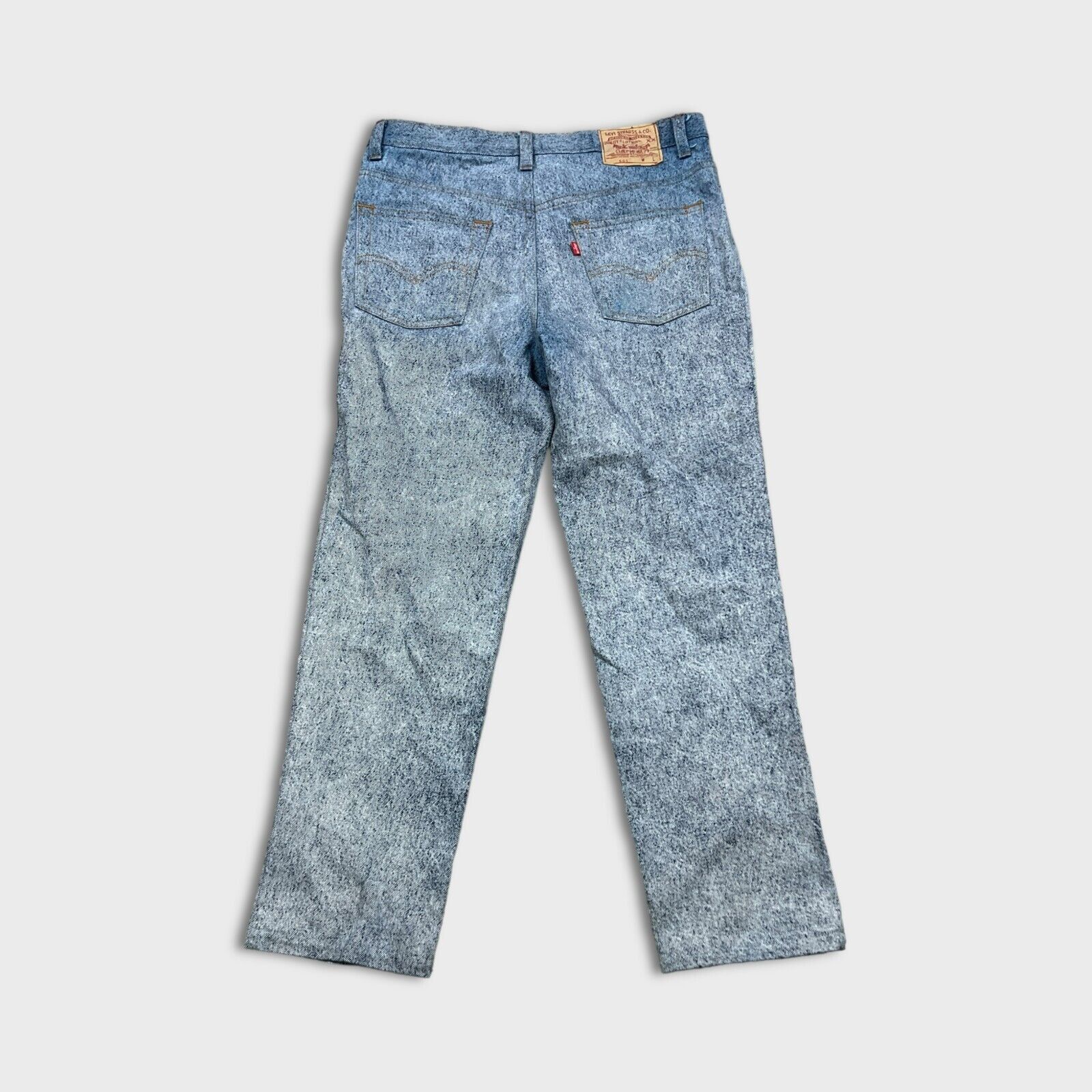 Levi's × Vintage Levi's 501 Jeans 33x28 Straight Fit Acid Wash Denim Pants Size US 33 - 3 Thumbnail