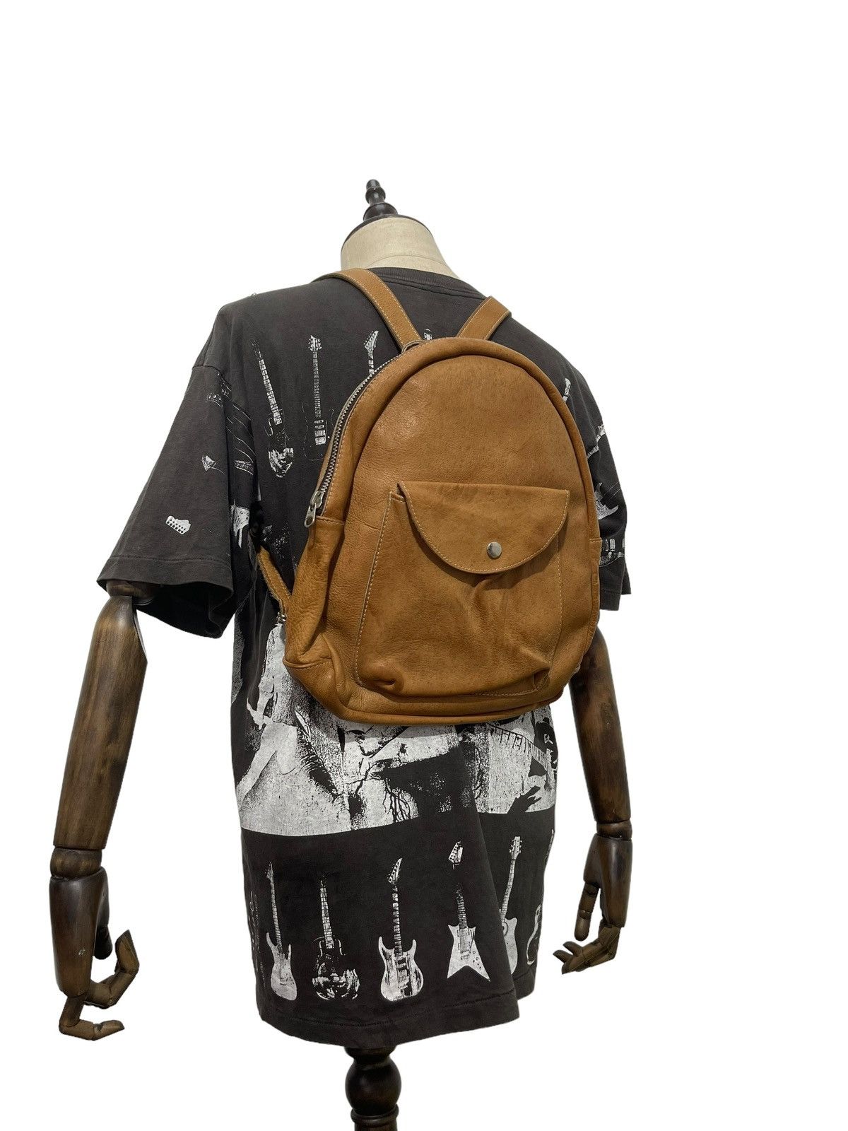 Genuine Leather Full Leather Backpack Unknown Handmade Bag 3🟩 Size ONE SIZE - 2 Thumbnail