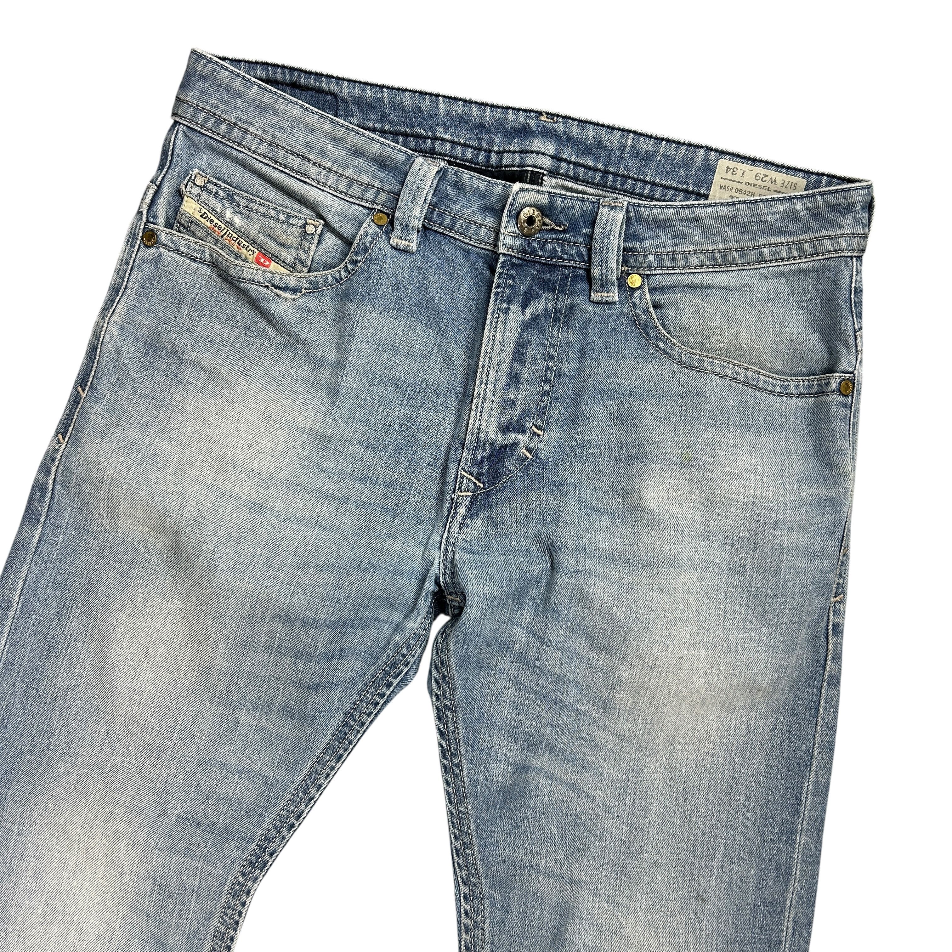 Diesel Diesel Thavar Slim Skinny Stretch Blue Denim Jeans W29L32 Size US 29 - 3 Thumbnail