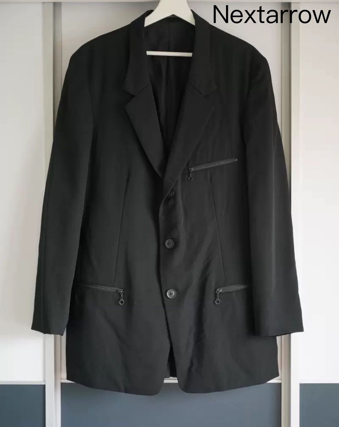 Yohji Yamamoto Yohji Yamamoto 20ss Zipper Tail Wool Suit 2412-Nextarrow Size US L / EU 52-54 / 3 - 1 Thumbnail