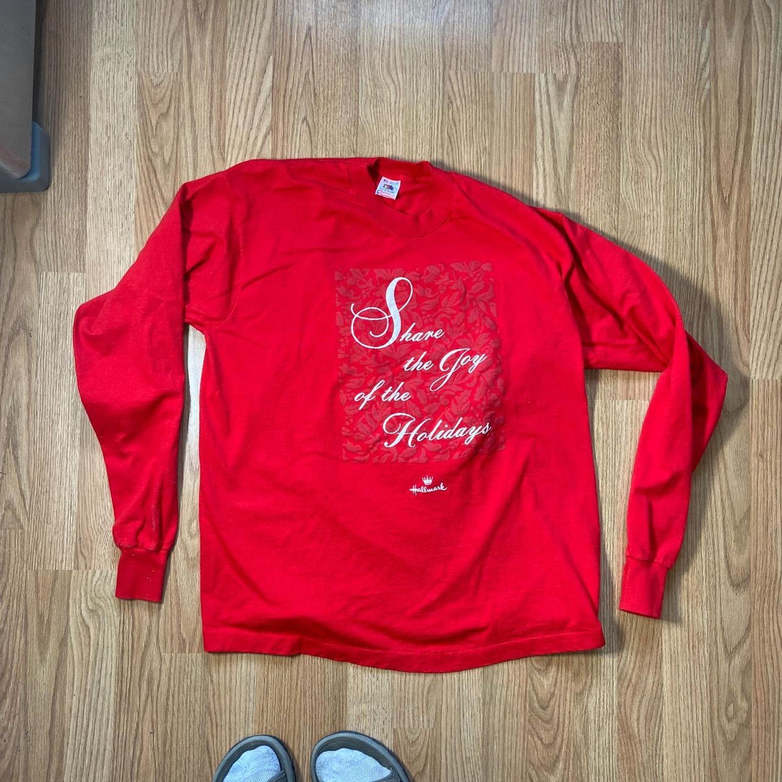 Fruit Of The Loom 90s red hallmark gifts Size US XL / EU 56 / 4 - 2 Thumbnail